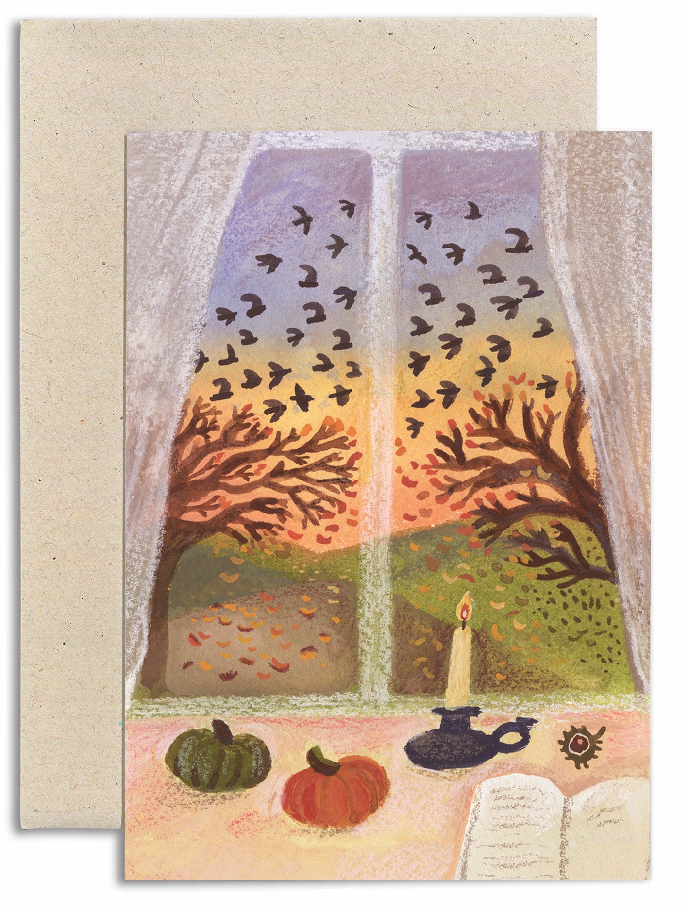 Autumn Window Card