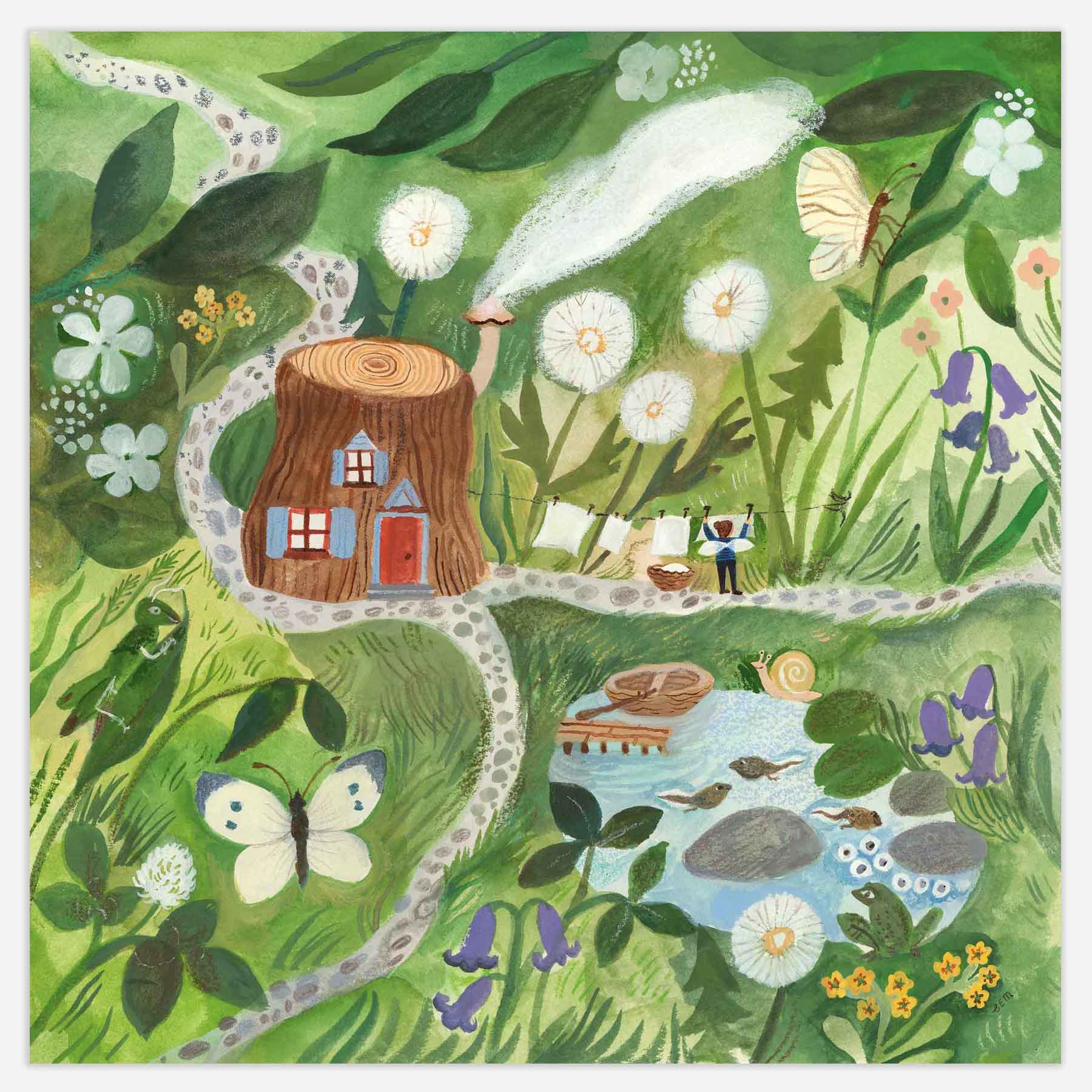 By the Little Pond Print