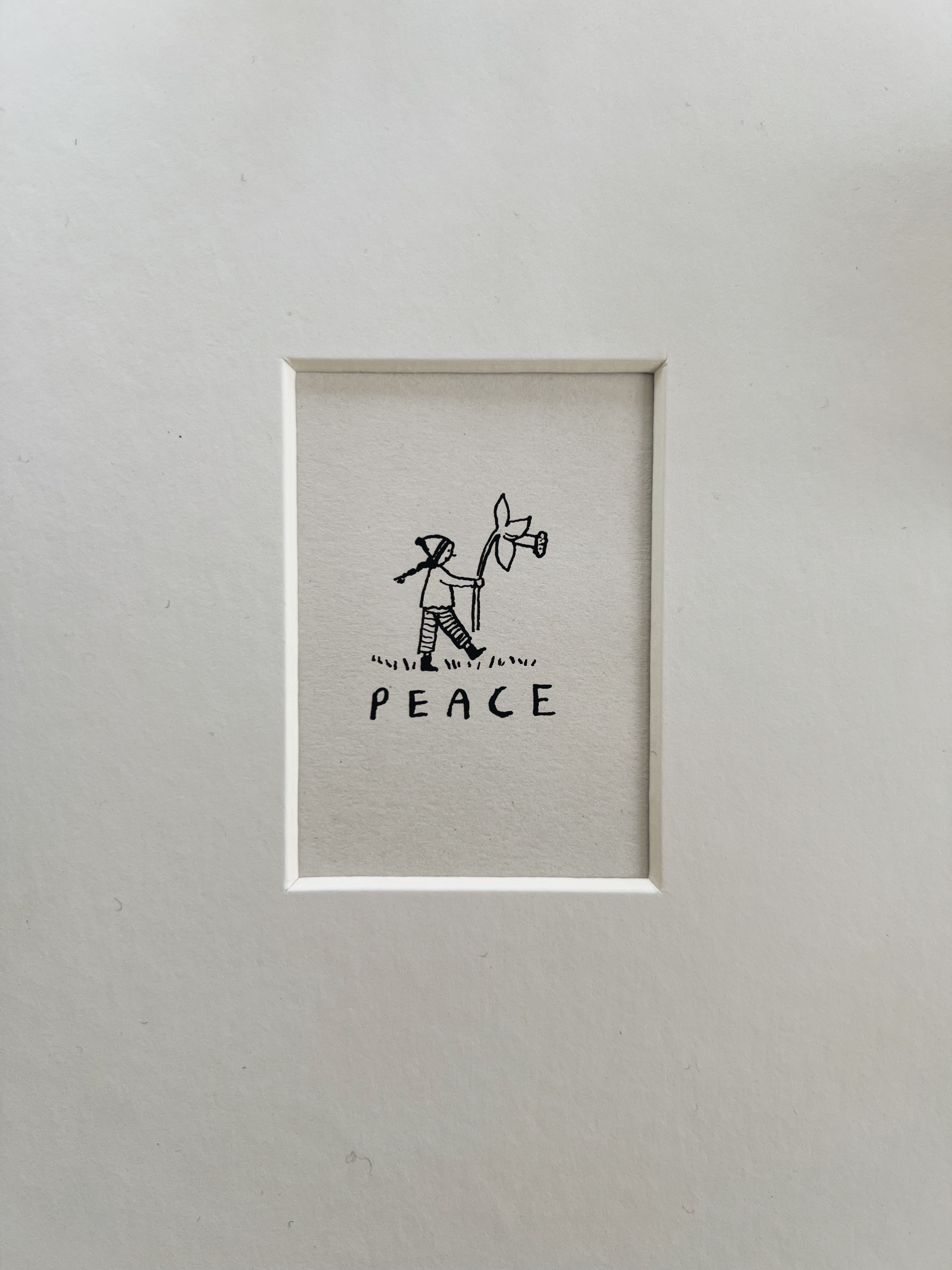 Peace five: original drawing