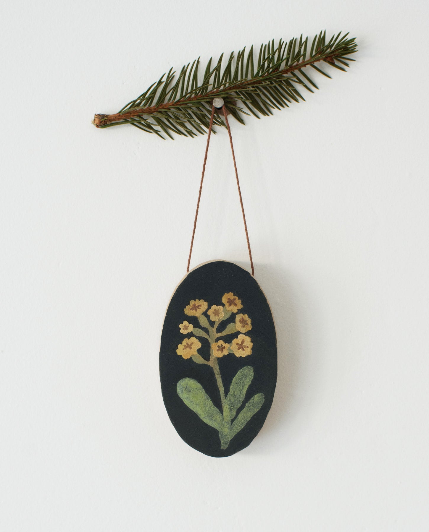 Cowslips- original painting on wood
