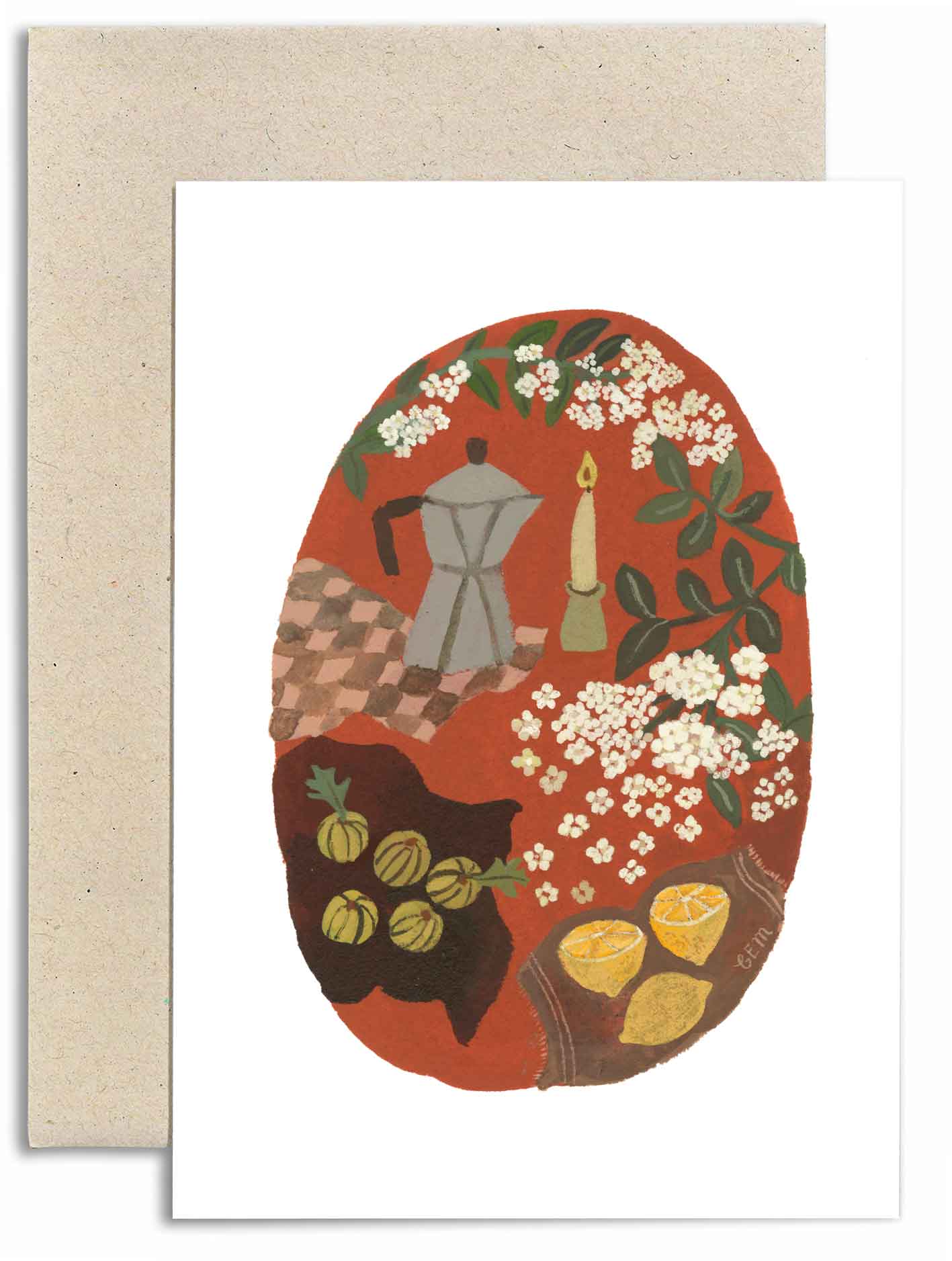 Elderflower and Lemons Card