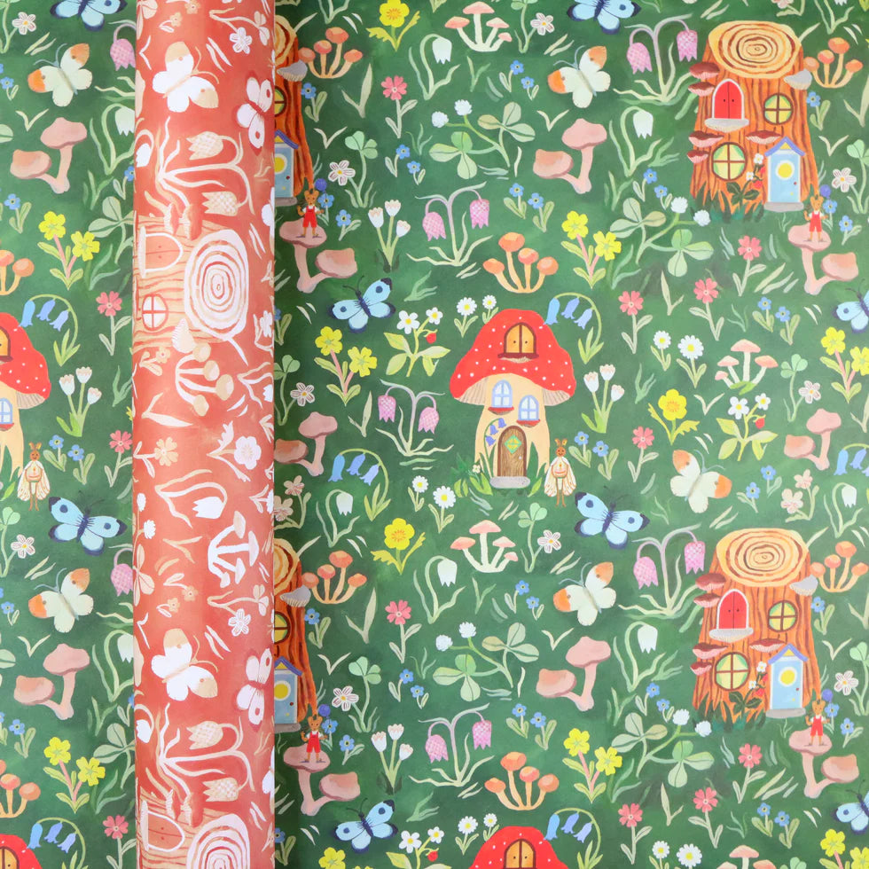 Toadstool Meadow Gift Wrap