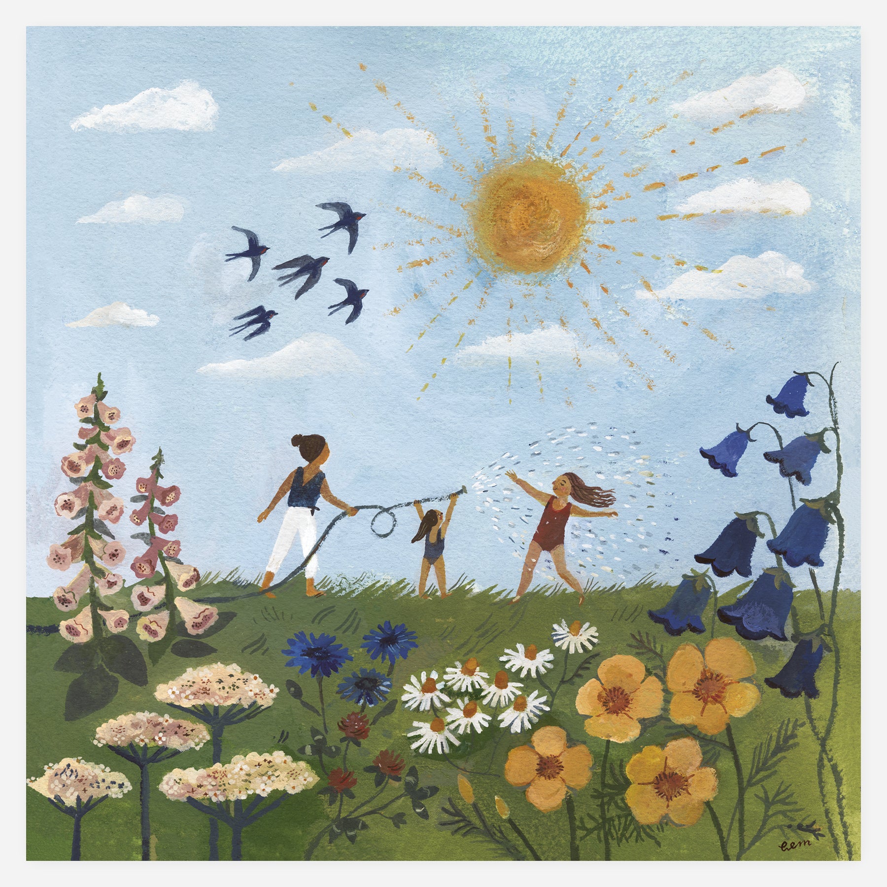 Summer 20x20cm Print