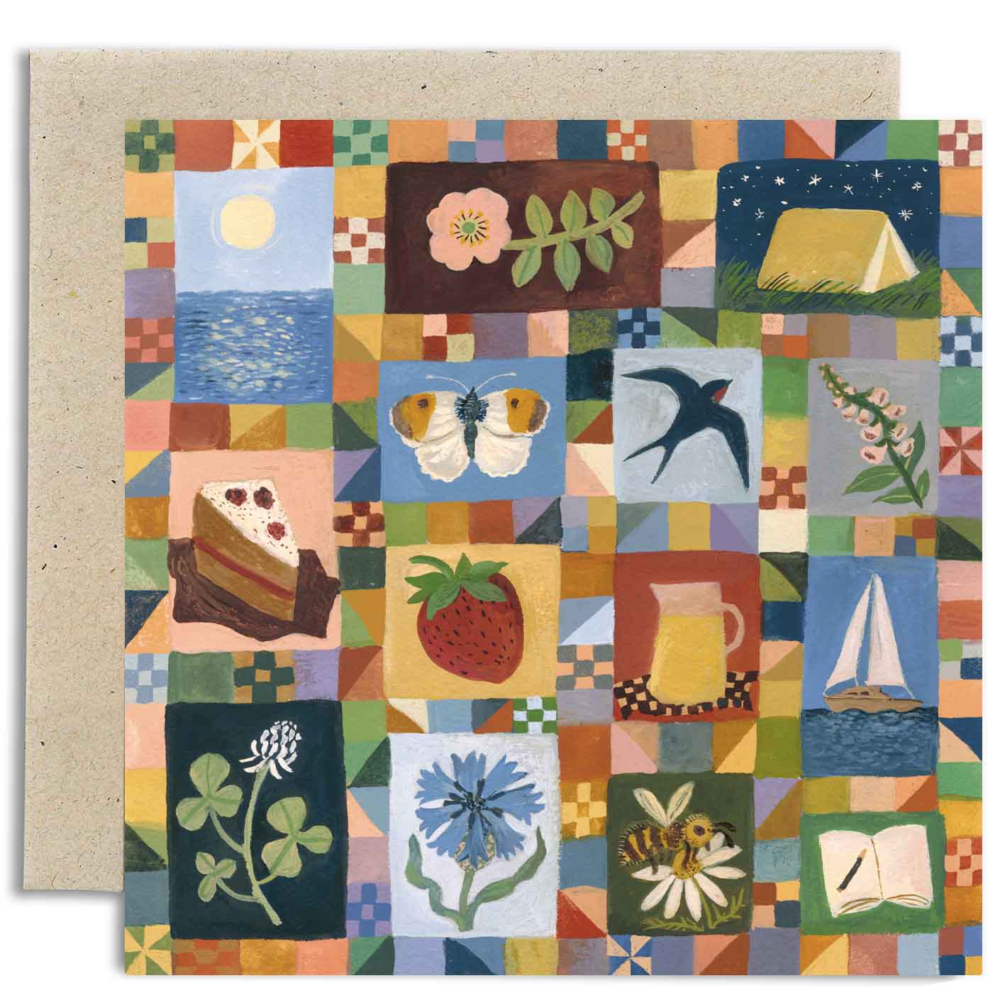 Summer Patchwork Card