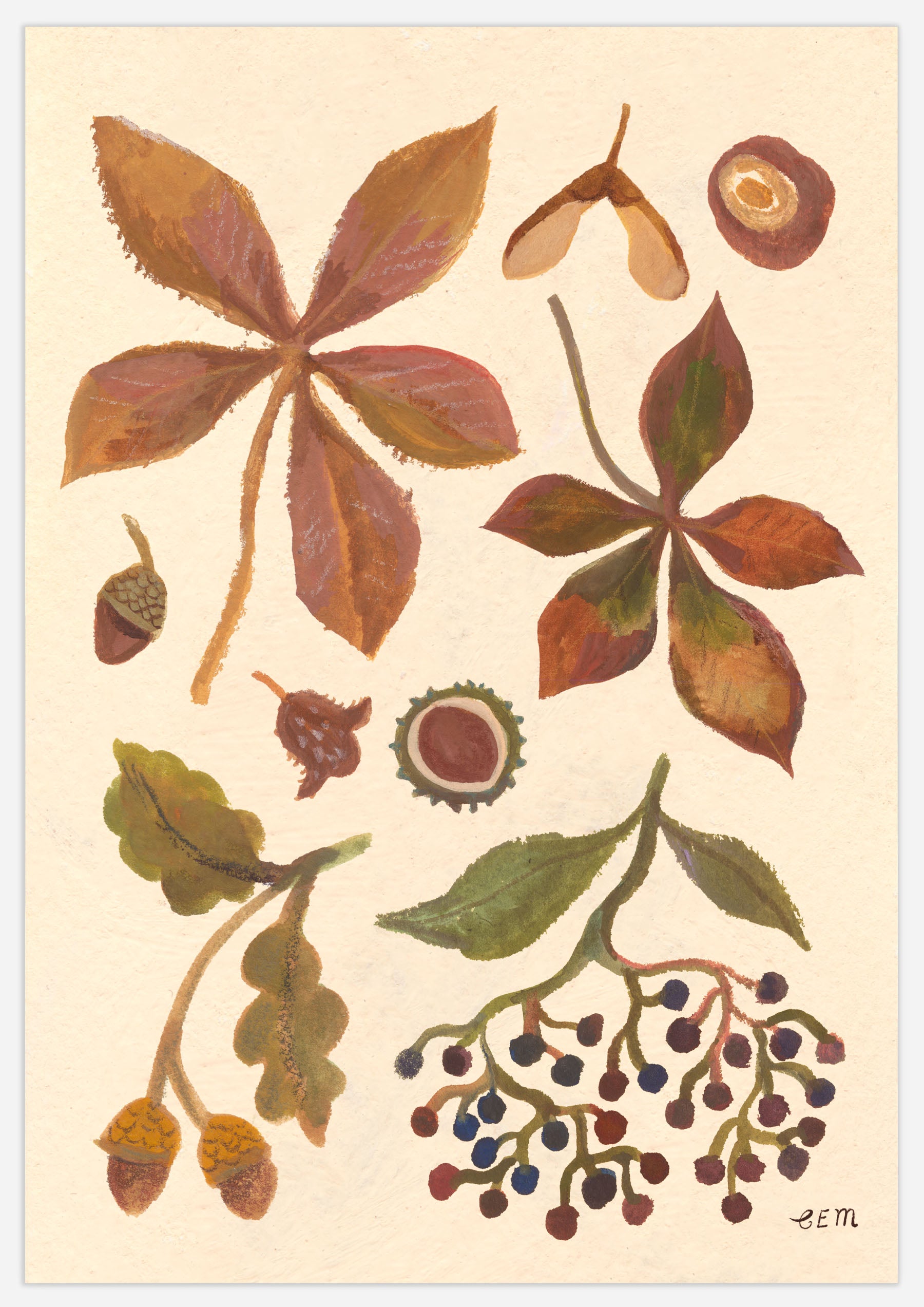 Autumn Gatherings print