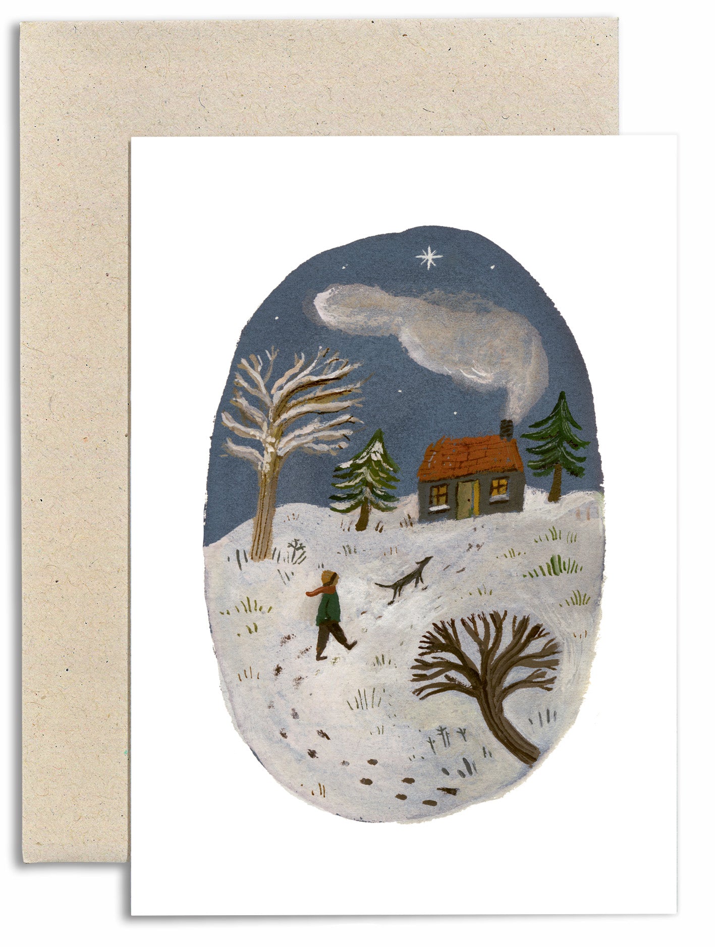 A Winter Walk Card