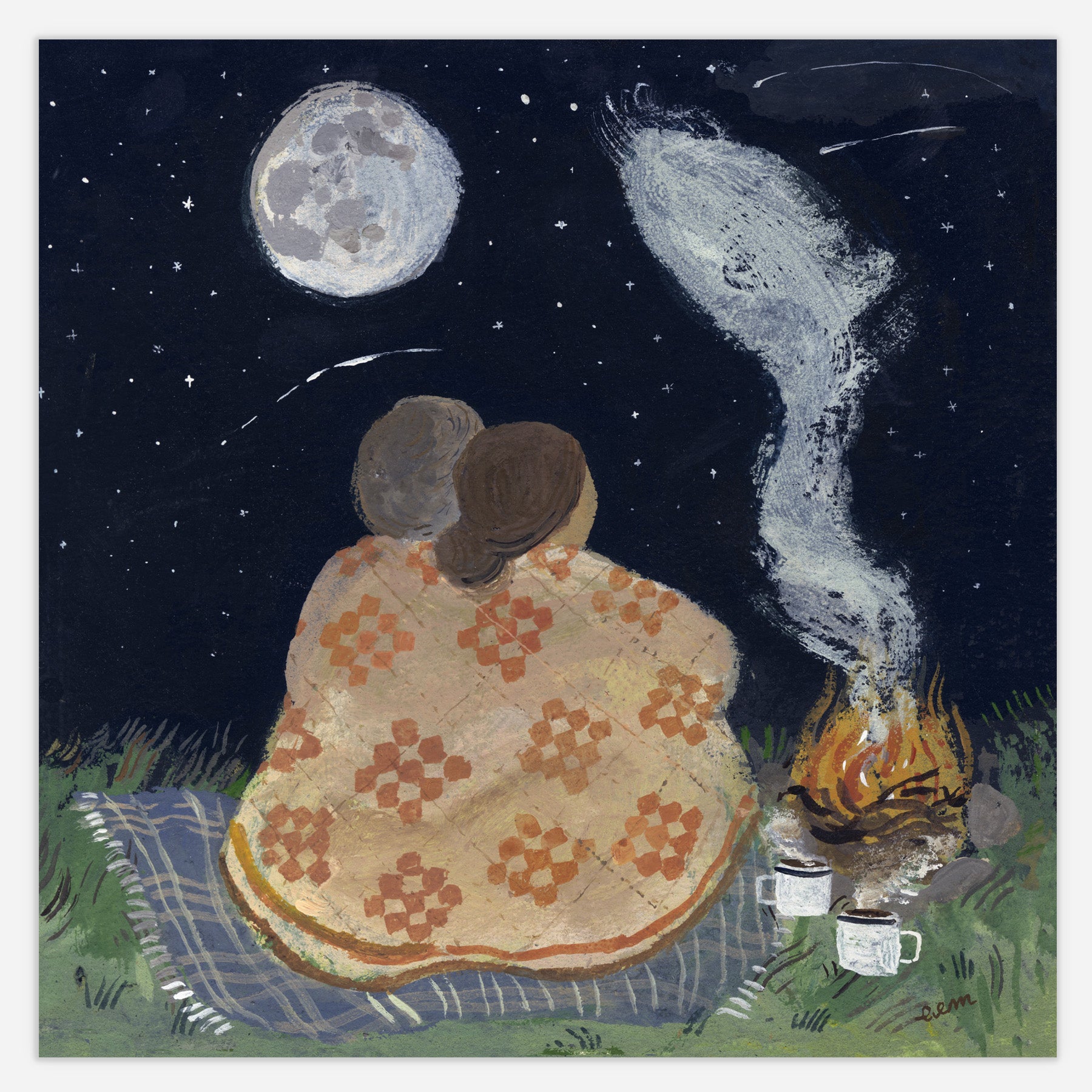 By Starlight 20x20cm Print