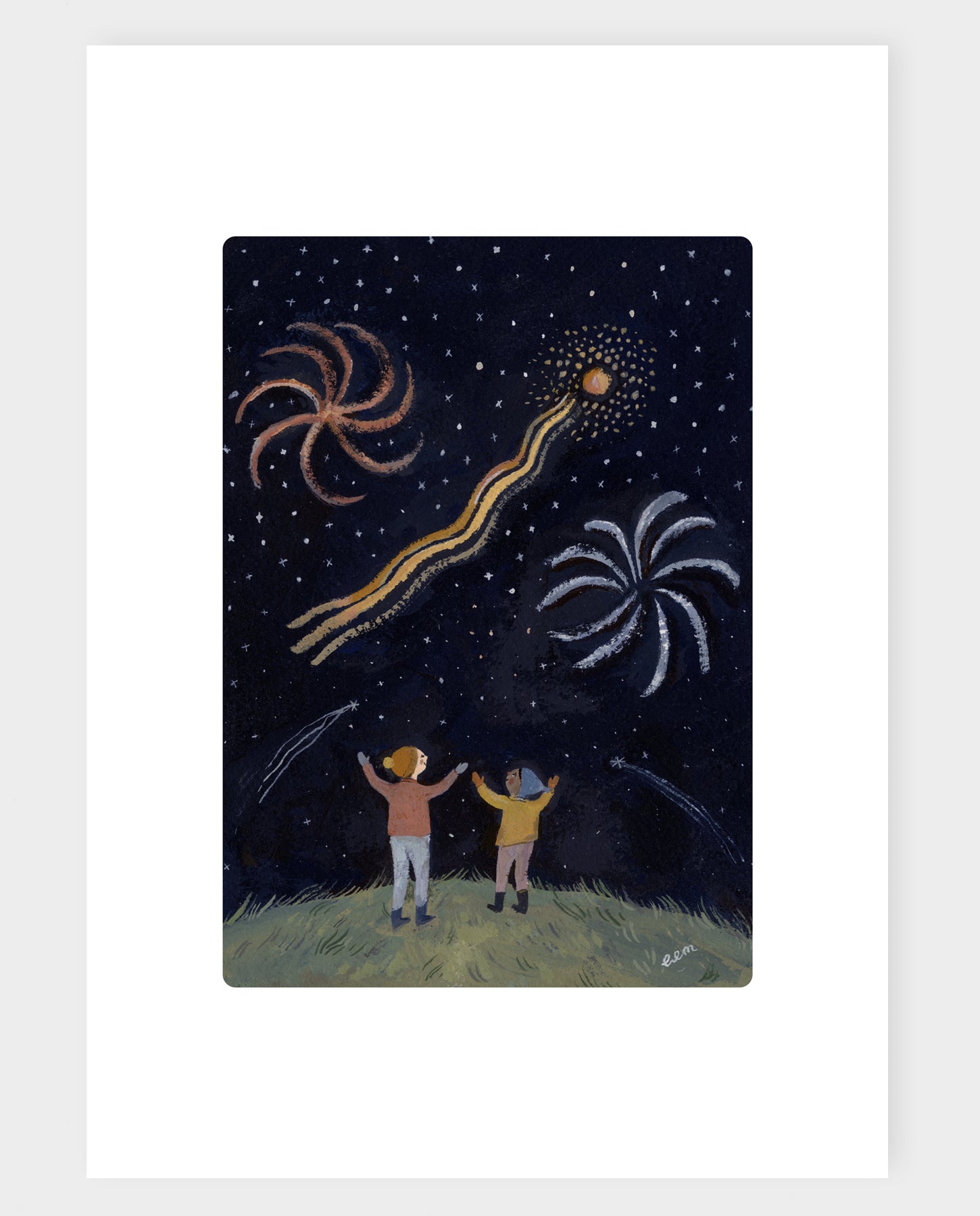 Fireworks A4 Print