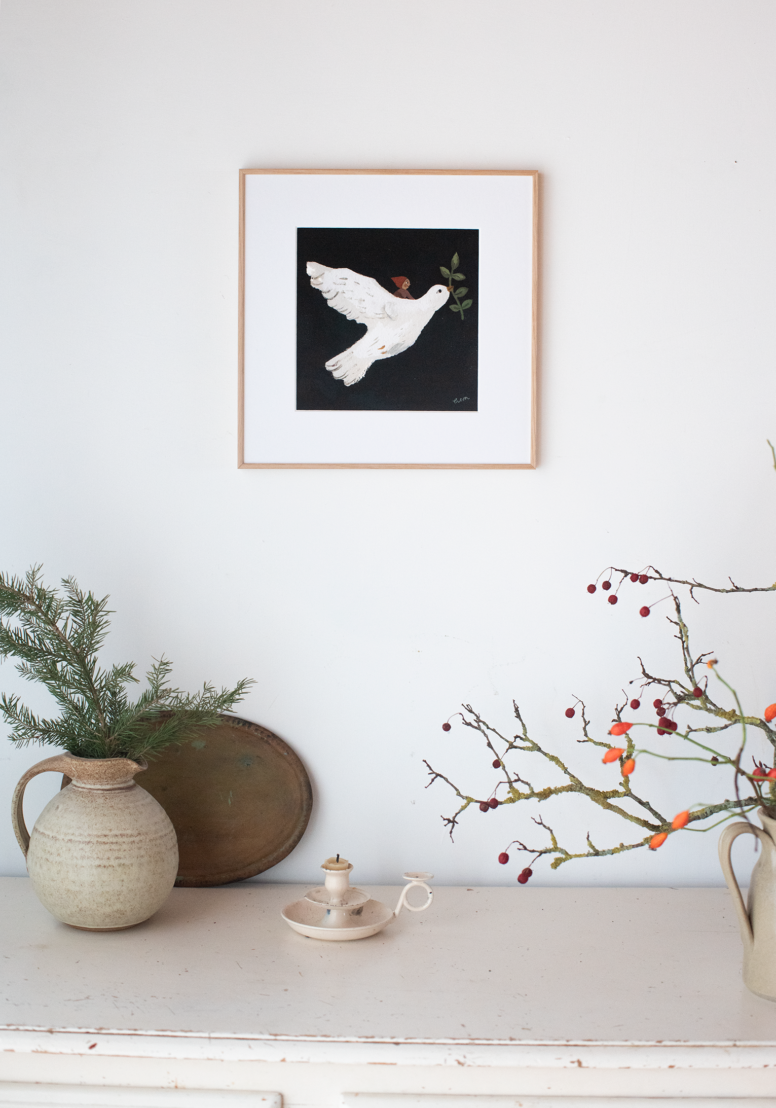 Peace Dove 20x20cm print