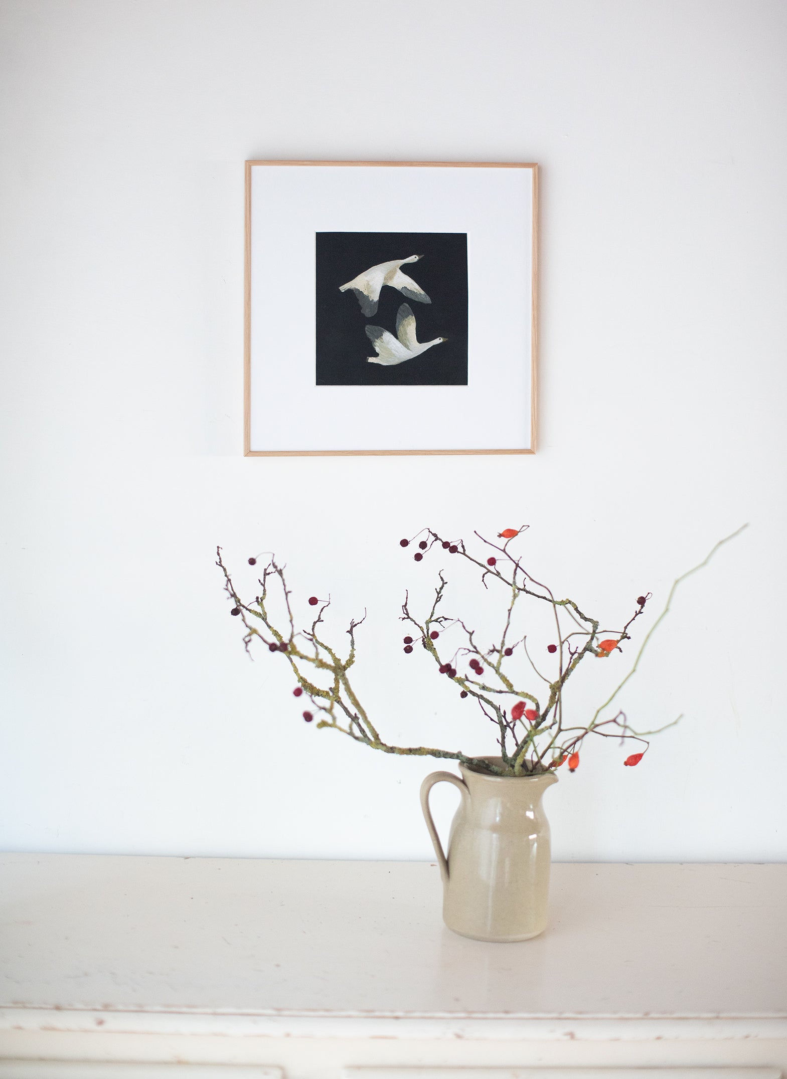 Snow Geese 6x6 or 7x7 Print