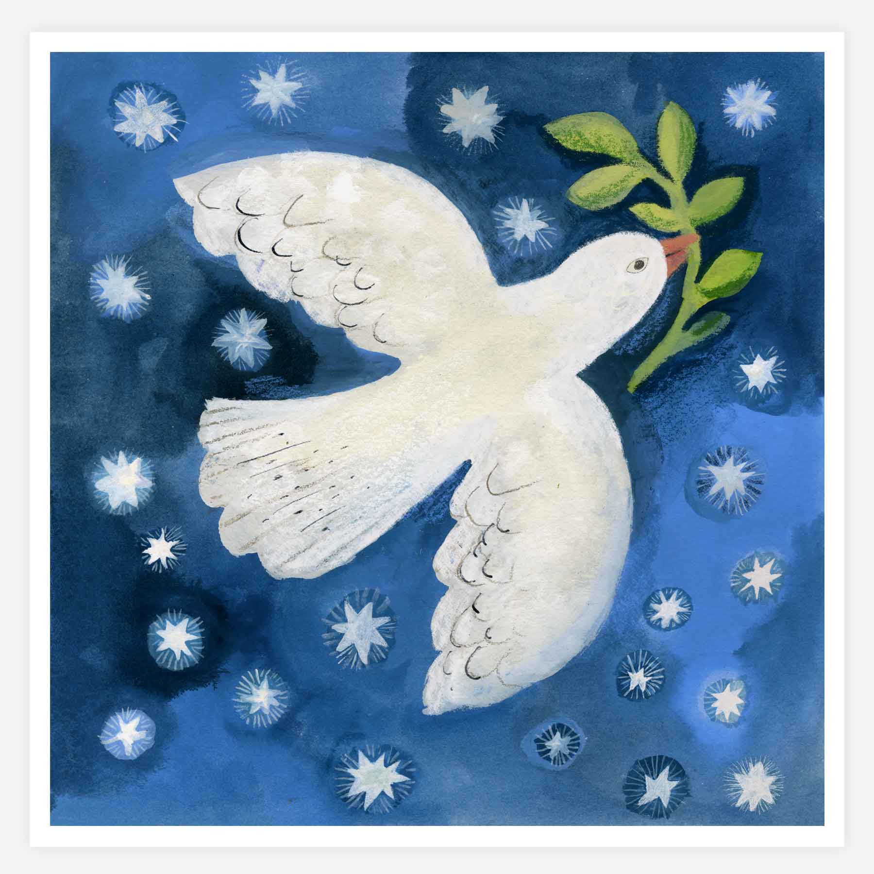 Starry Dove 20x20cm print
