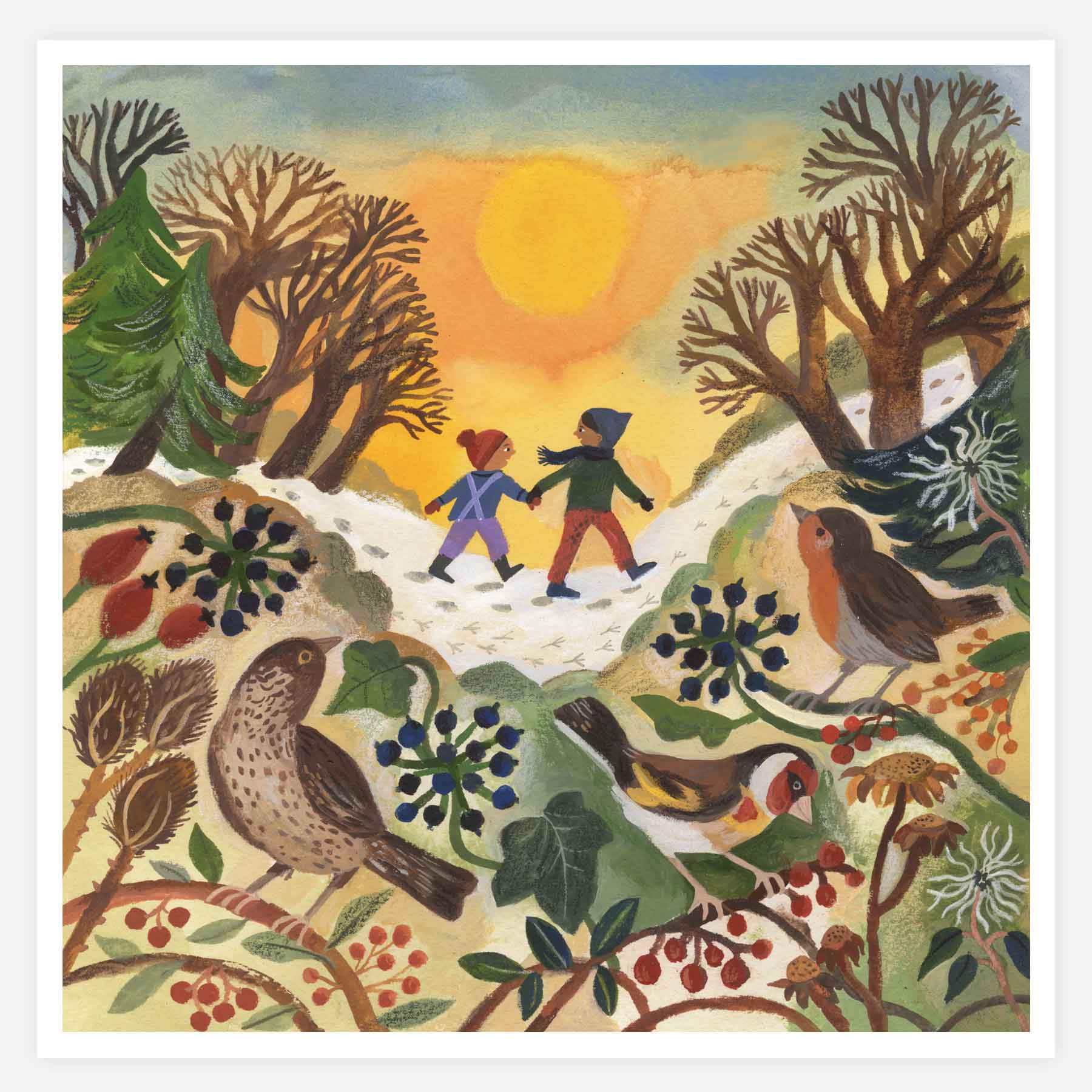 The Wild Path 20x20cm print