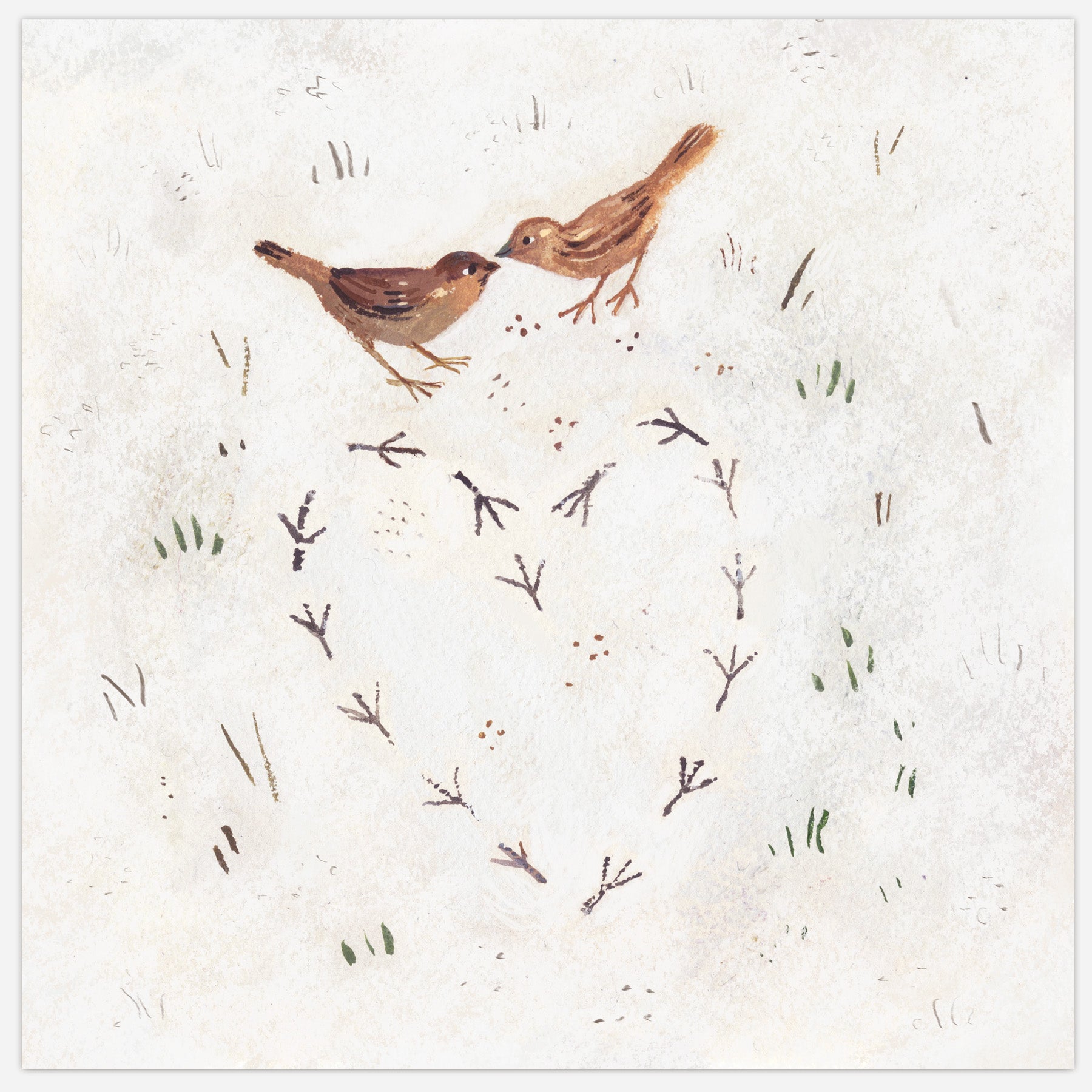 Two Birds 20x20cm print