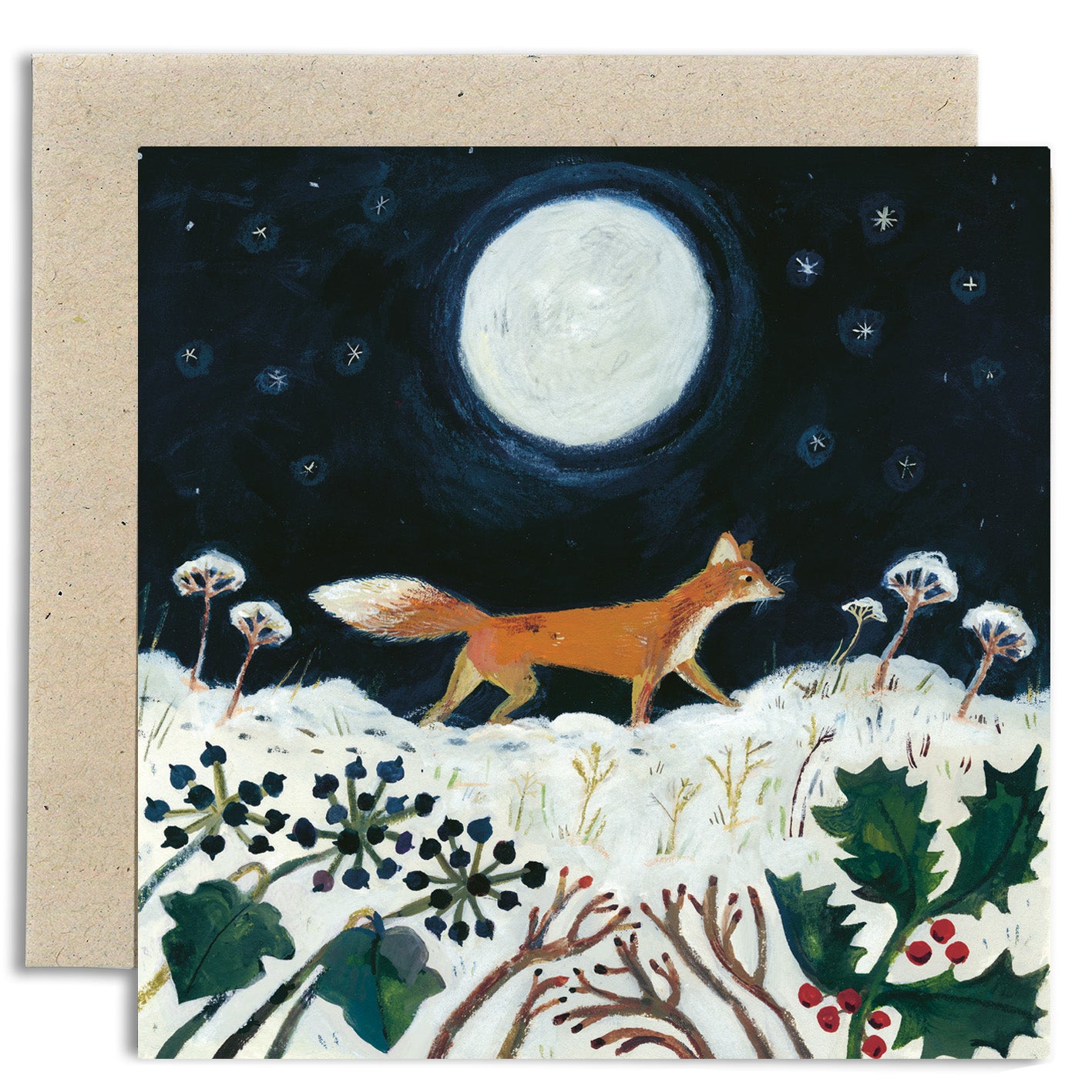 Winter Fox Card