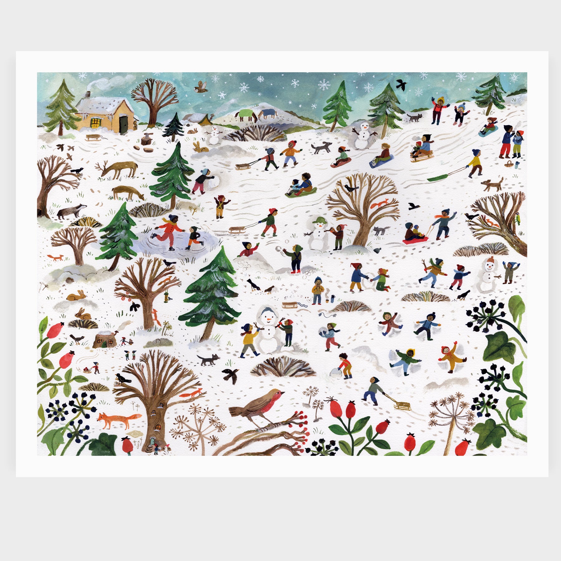 Winter Joy print