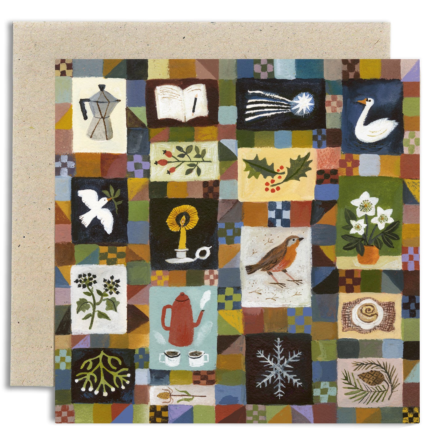 Winter Patchwork Card