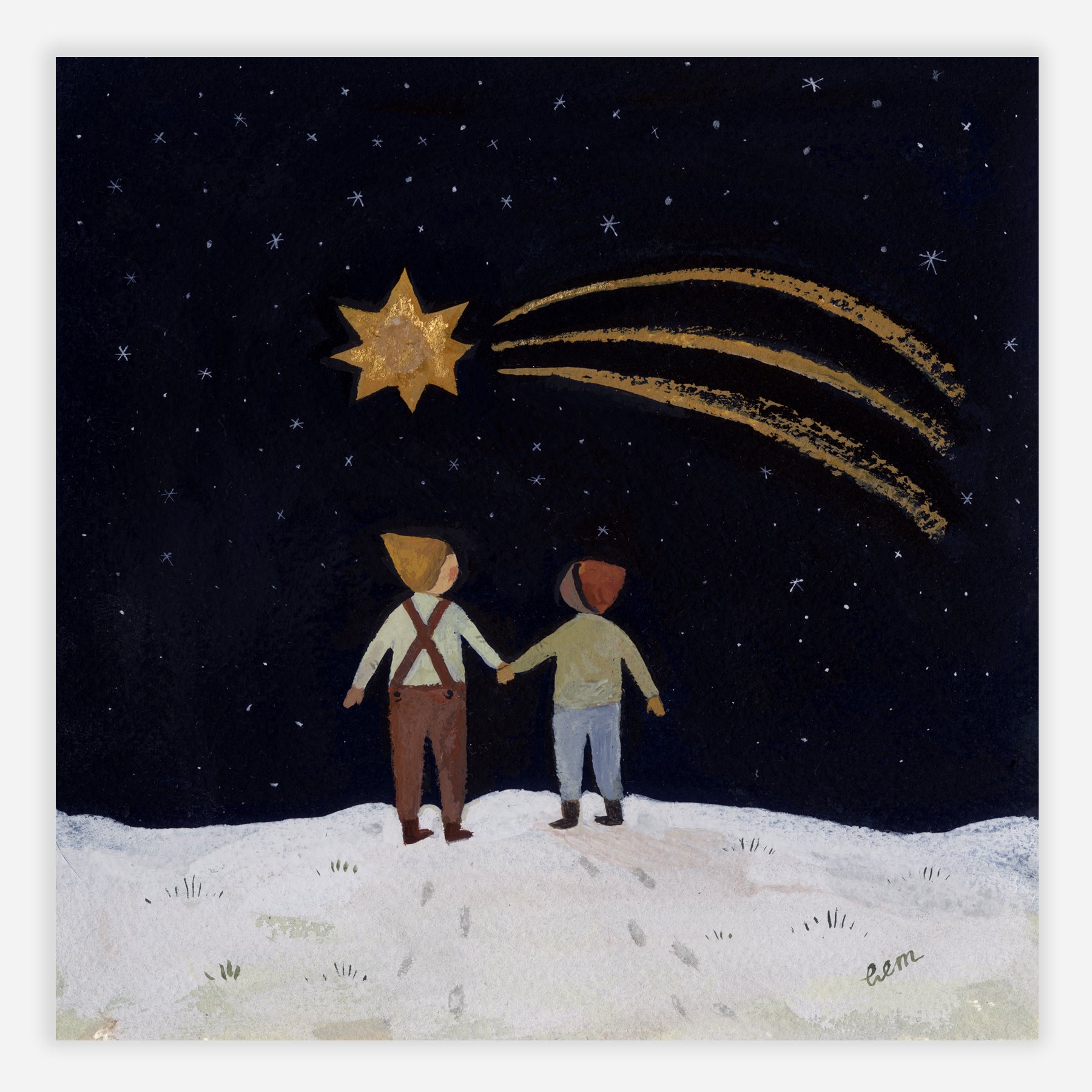 Wishing Star 20x20cm print