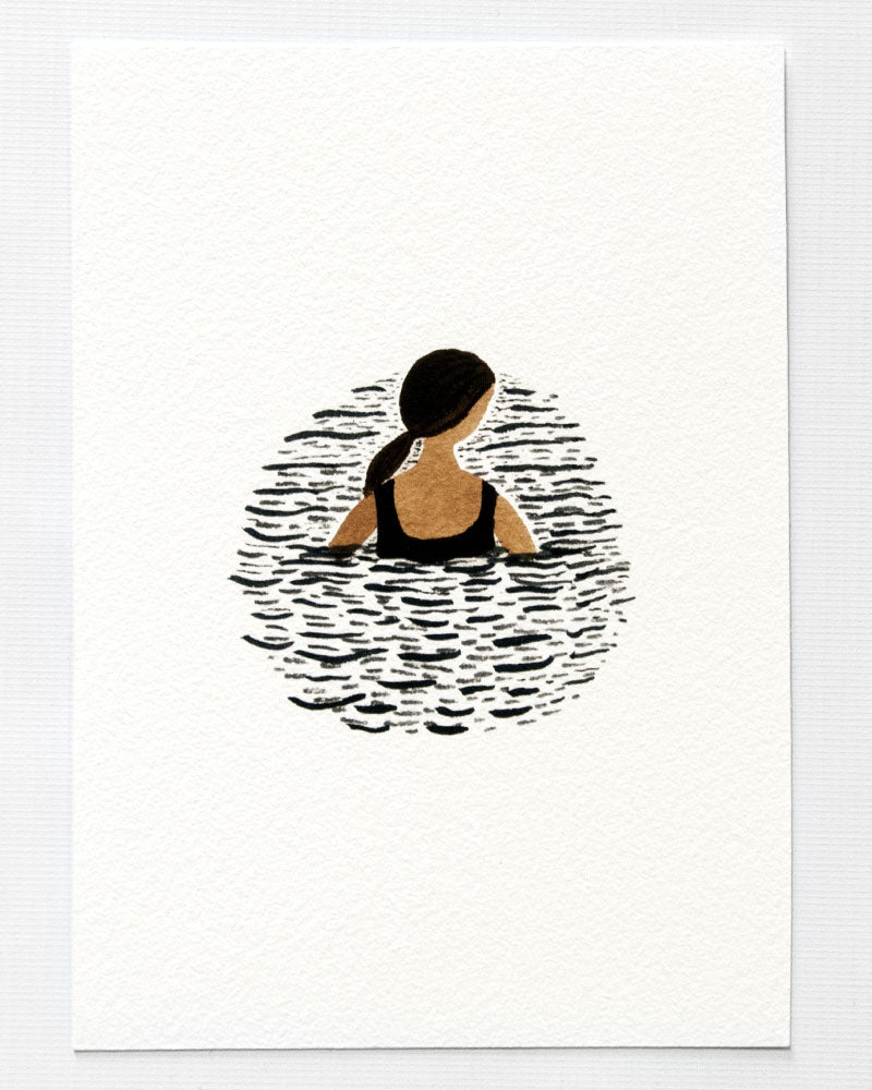 One in the Sea A5 Print