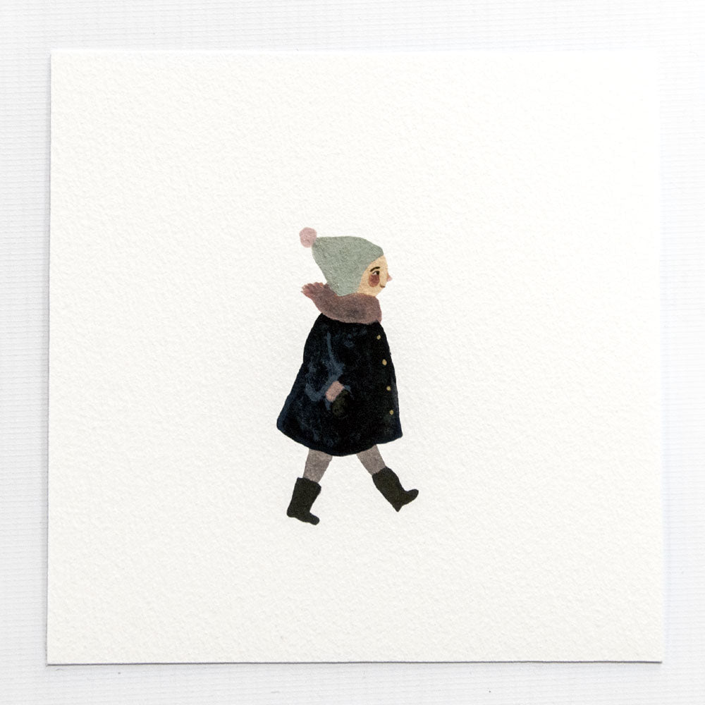 A Little Walk 6x6 Print