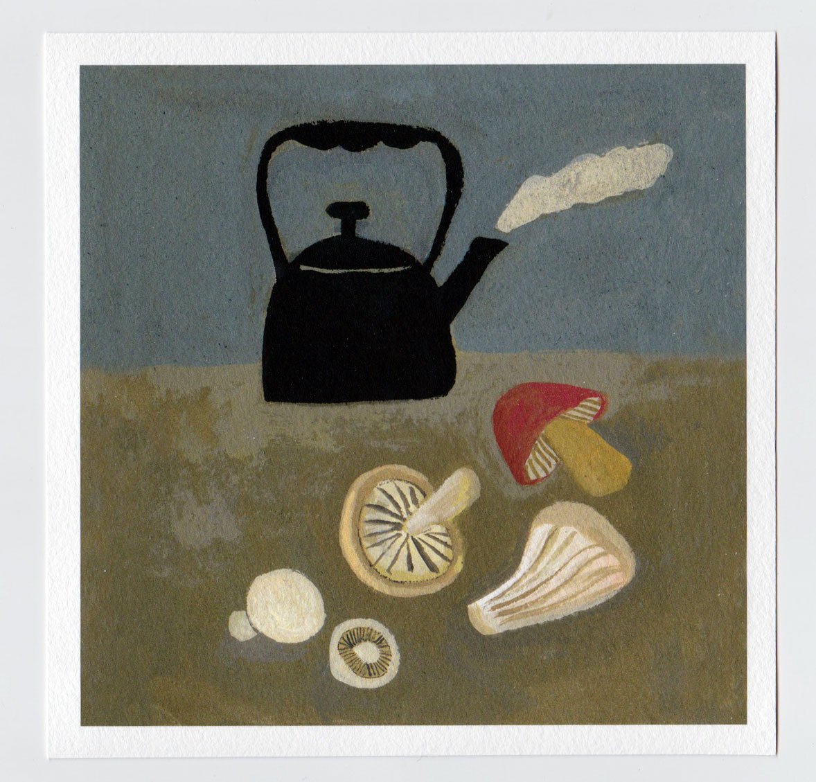 Foraged Supper 7X7 print