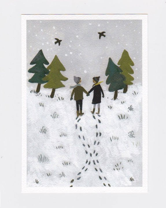 Footprints a5 print