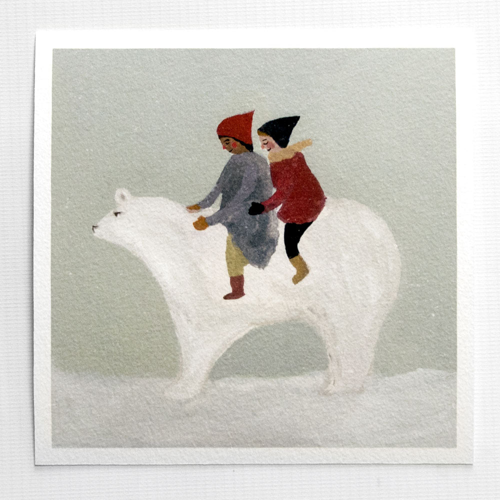 Snow Bear 7x7 Print