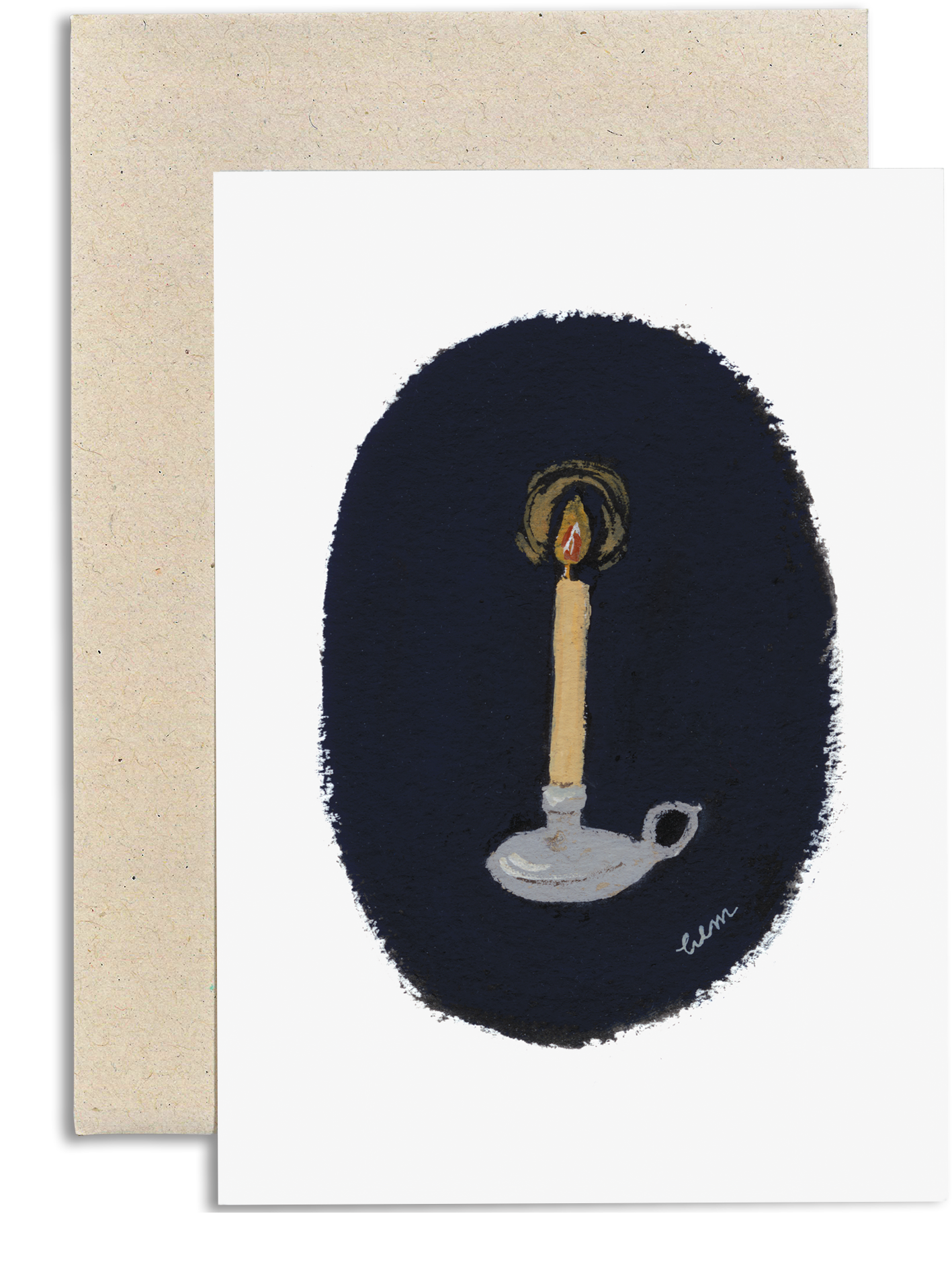 A Lighted Candle card