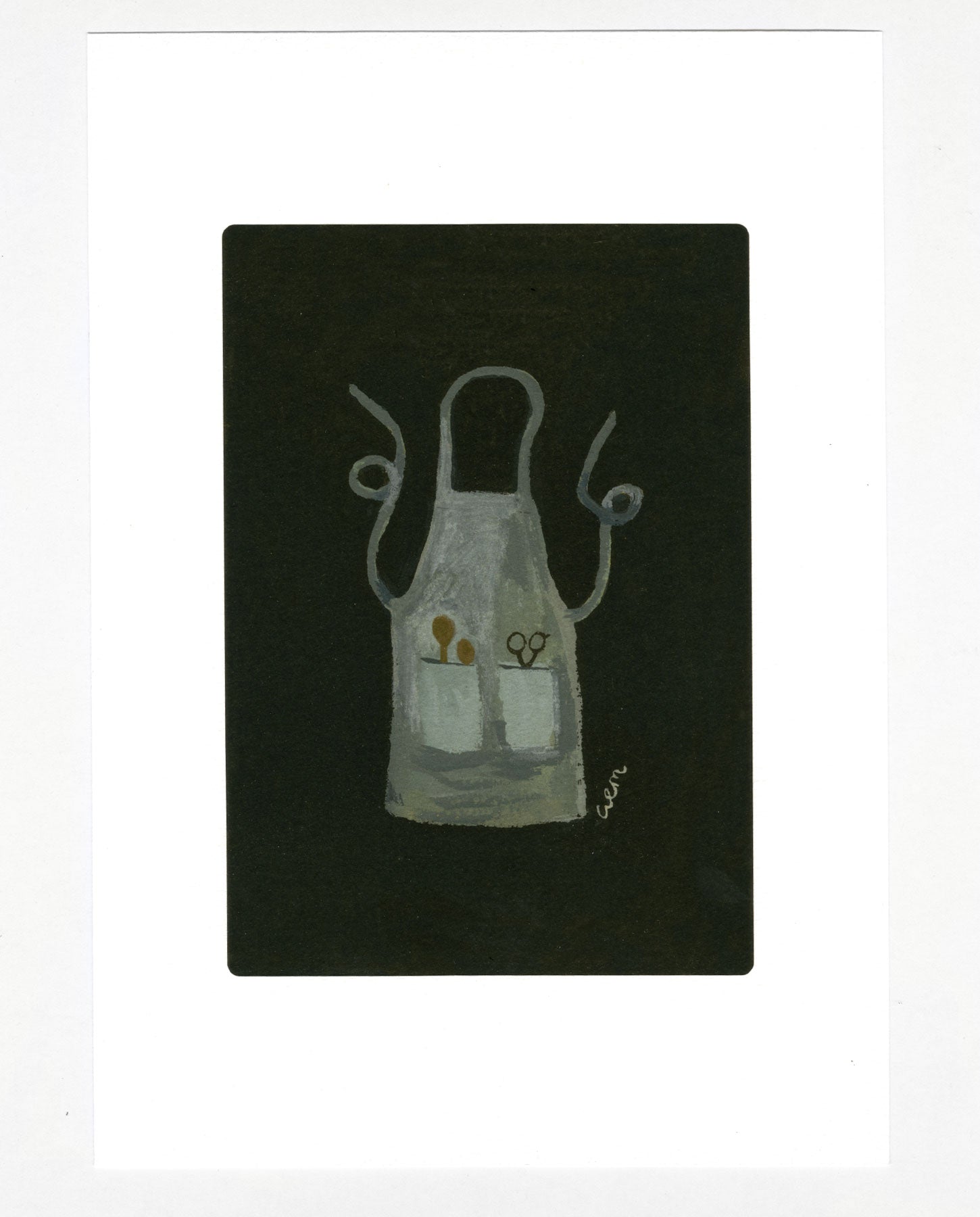 Apron a4 print