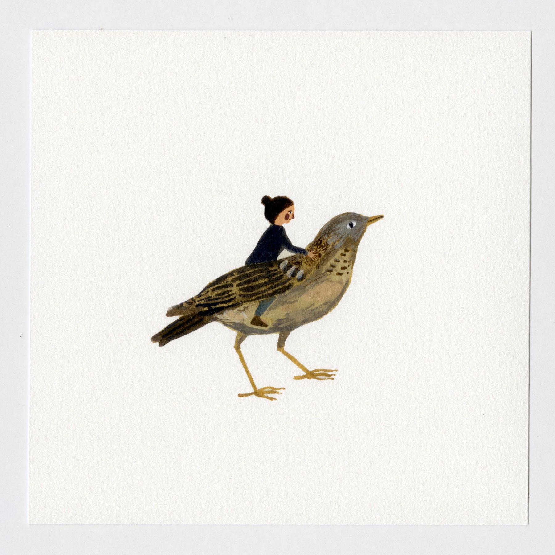 Bird Friend 7x7 Print