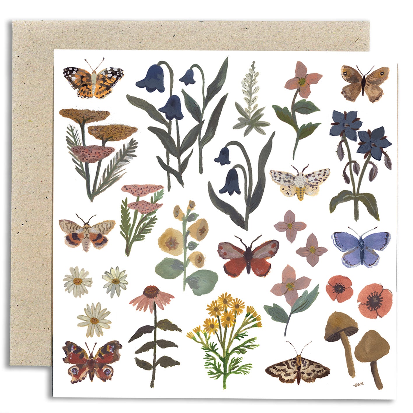 Butterfly Garden Card