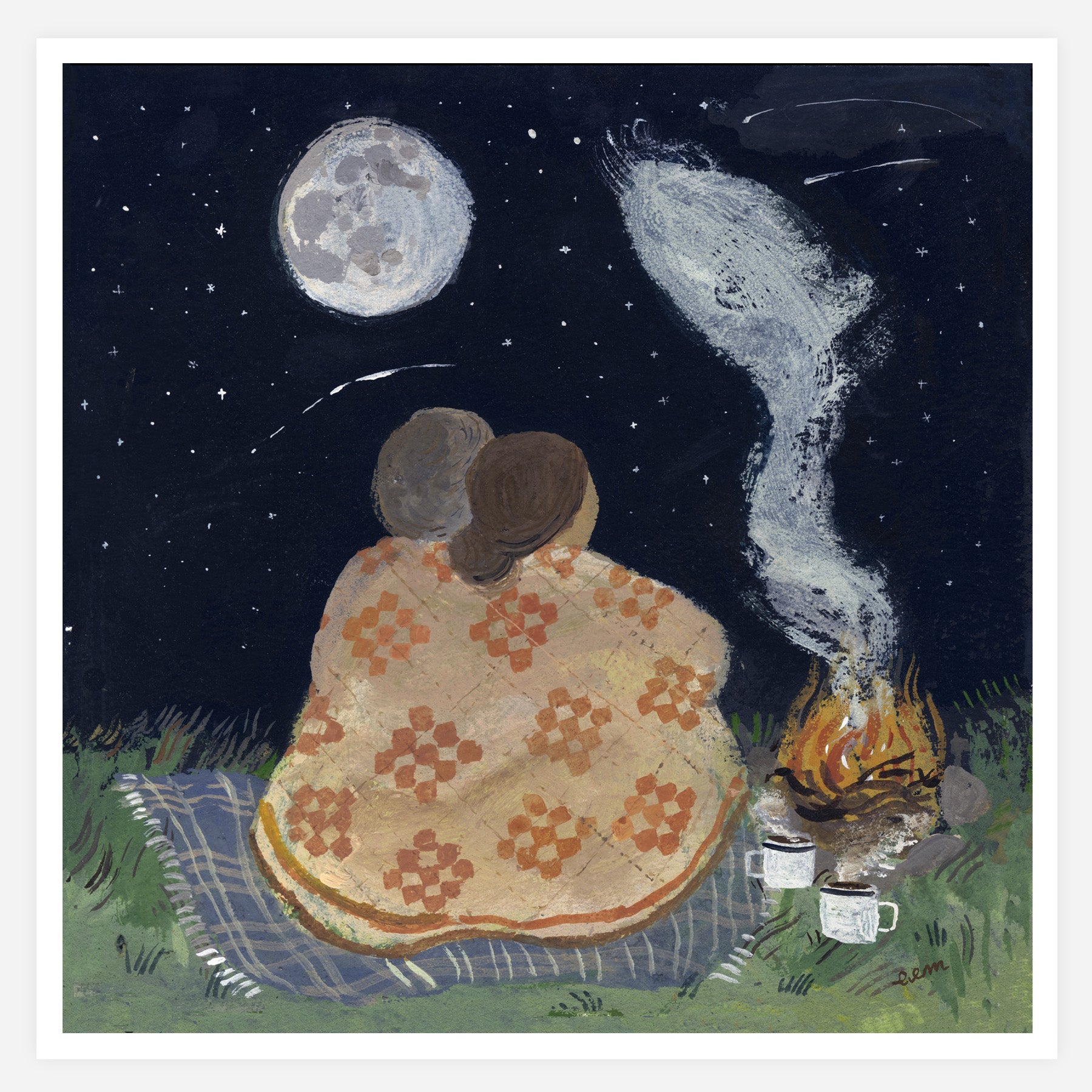 By Starlight 20x20cm Print