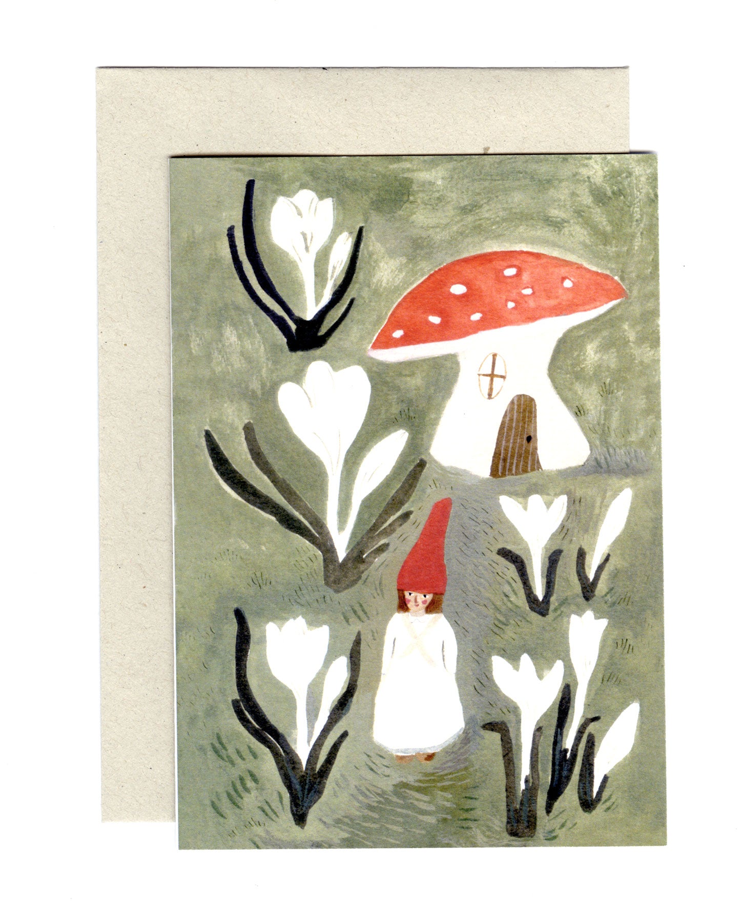 Crocus Gnome card