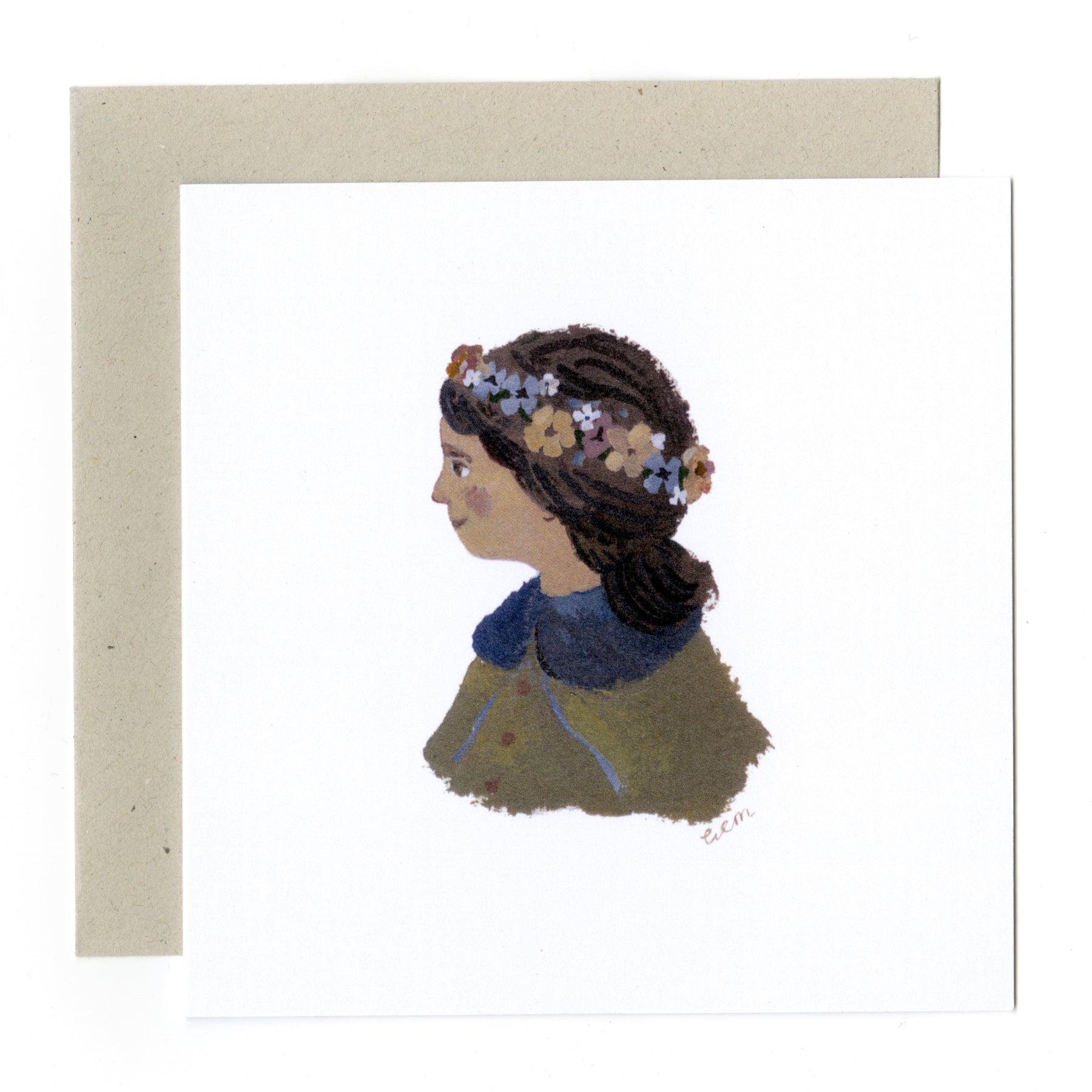 Crown of Flowers card