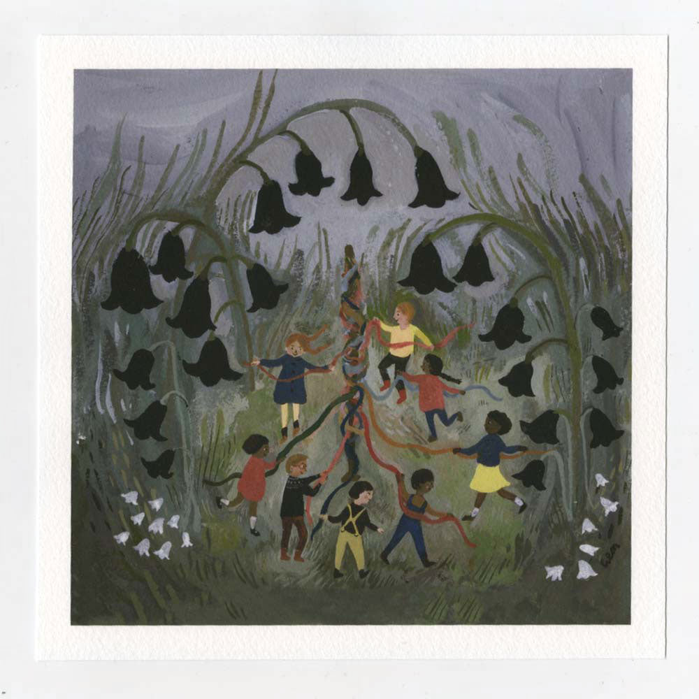 Dusky Bluebells Print