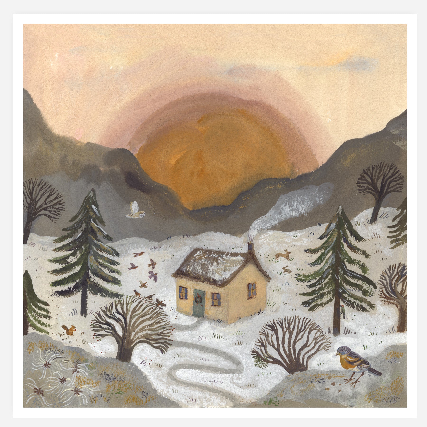 First Light 20x20cm Print