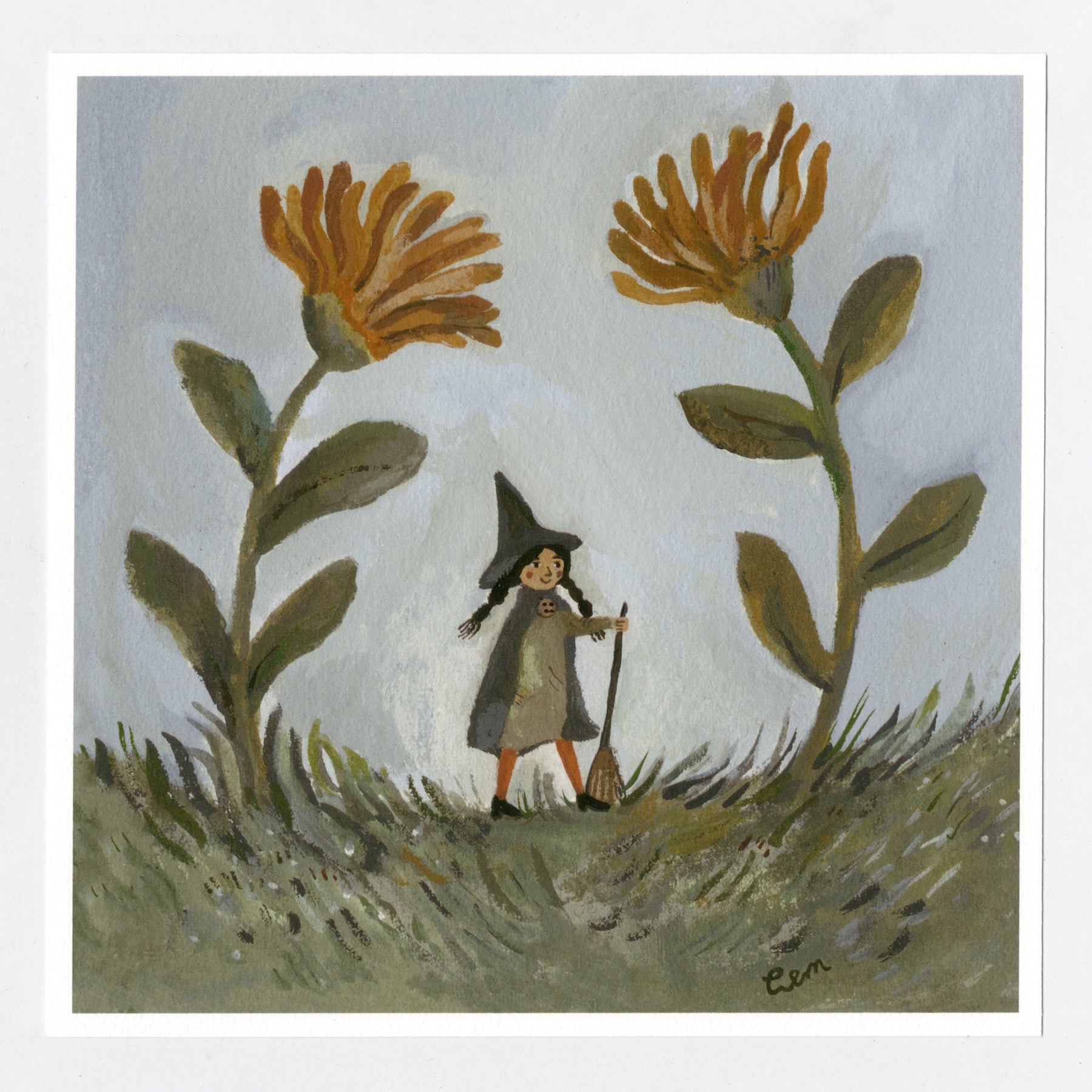 Garden Witch 20x20cm print