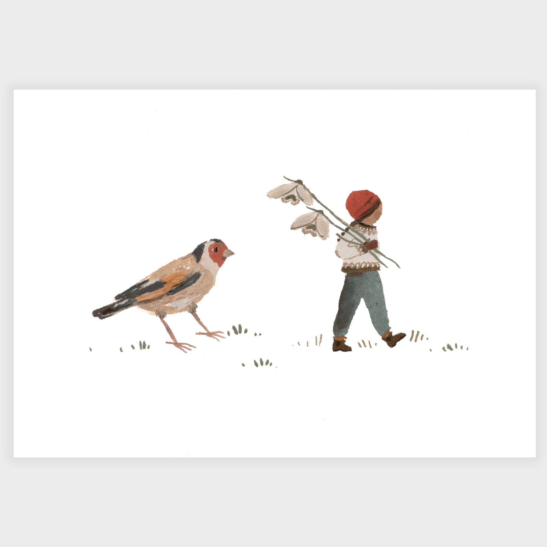 Goldfinch A5 Print