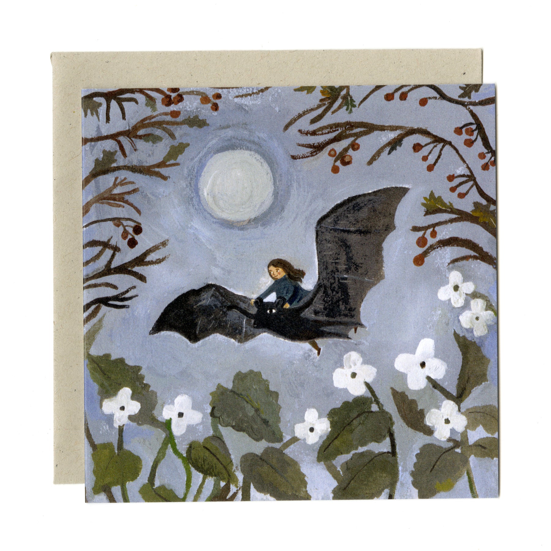 Hedgerow Bat card