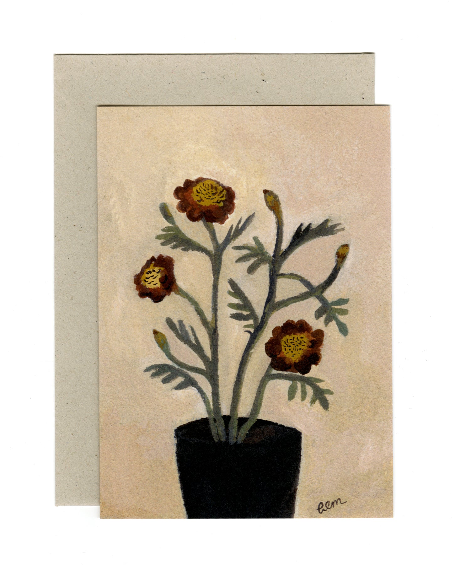 Marigolds a6 card