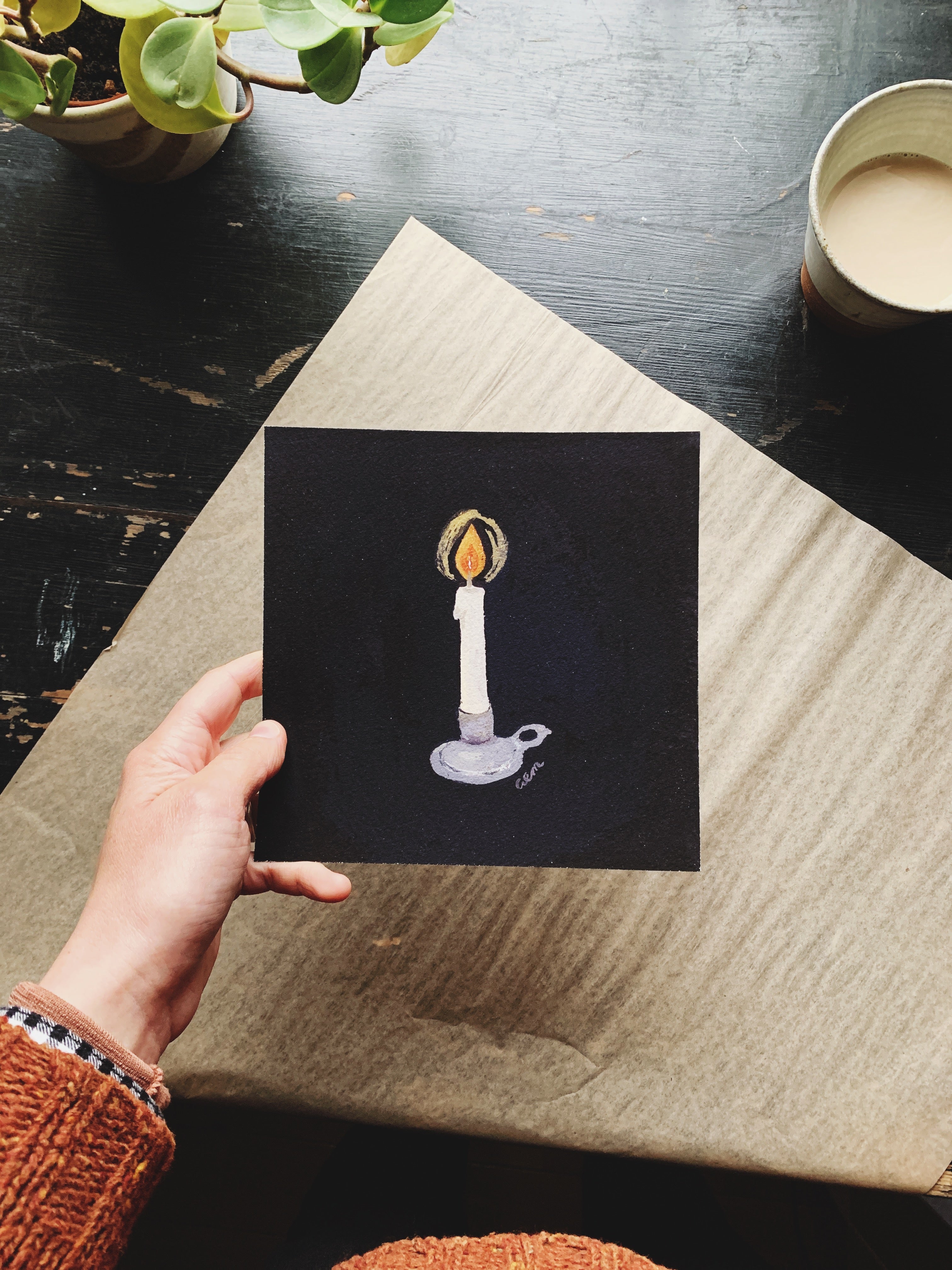 SECONDS & SAMPLES SALE- Candle 7x7 Print