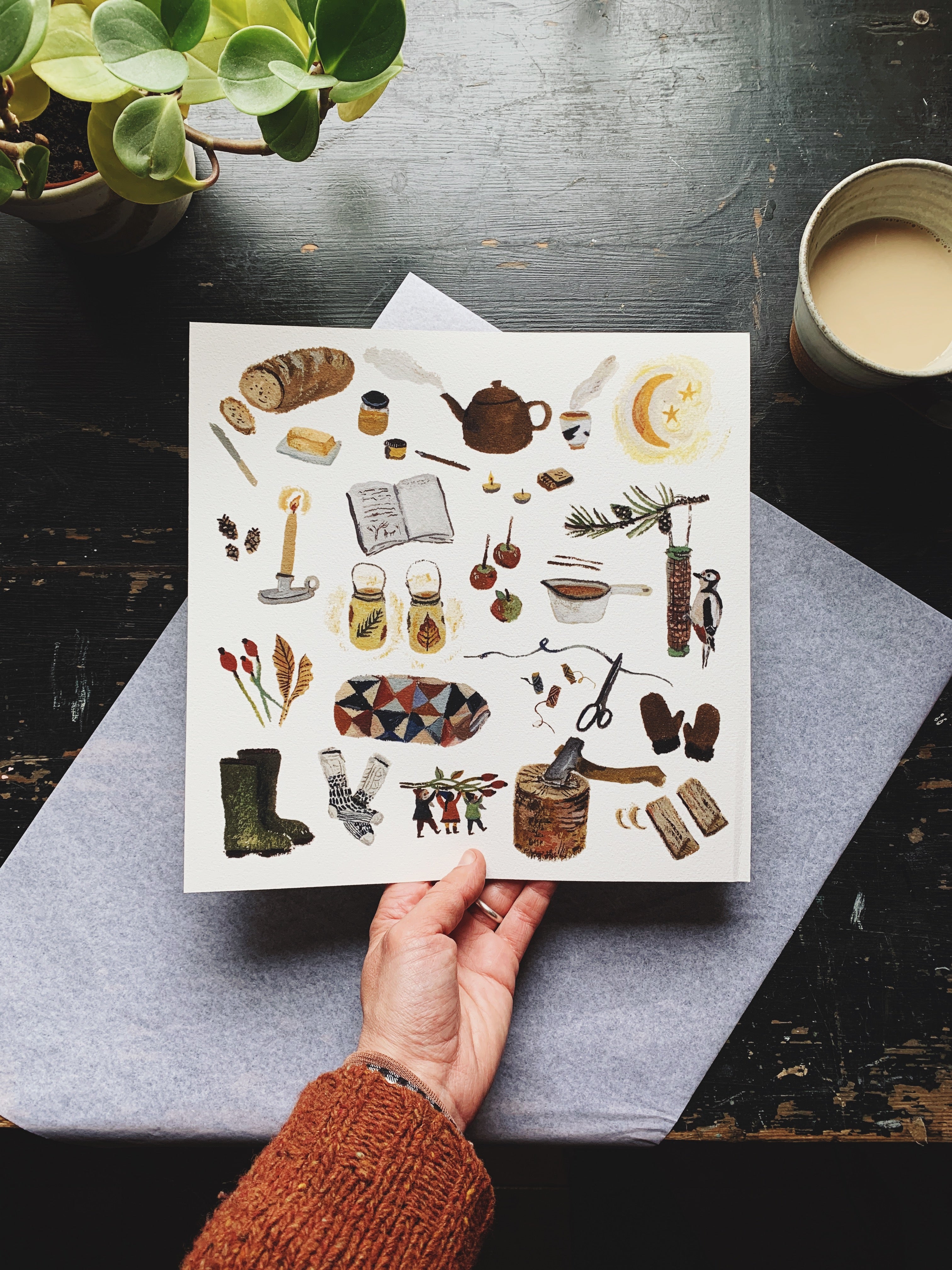 SECONDS & SAMPLES SALE- bringing the light in 11x11 Print