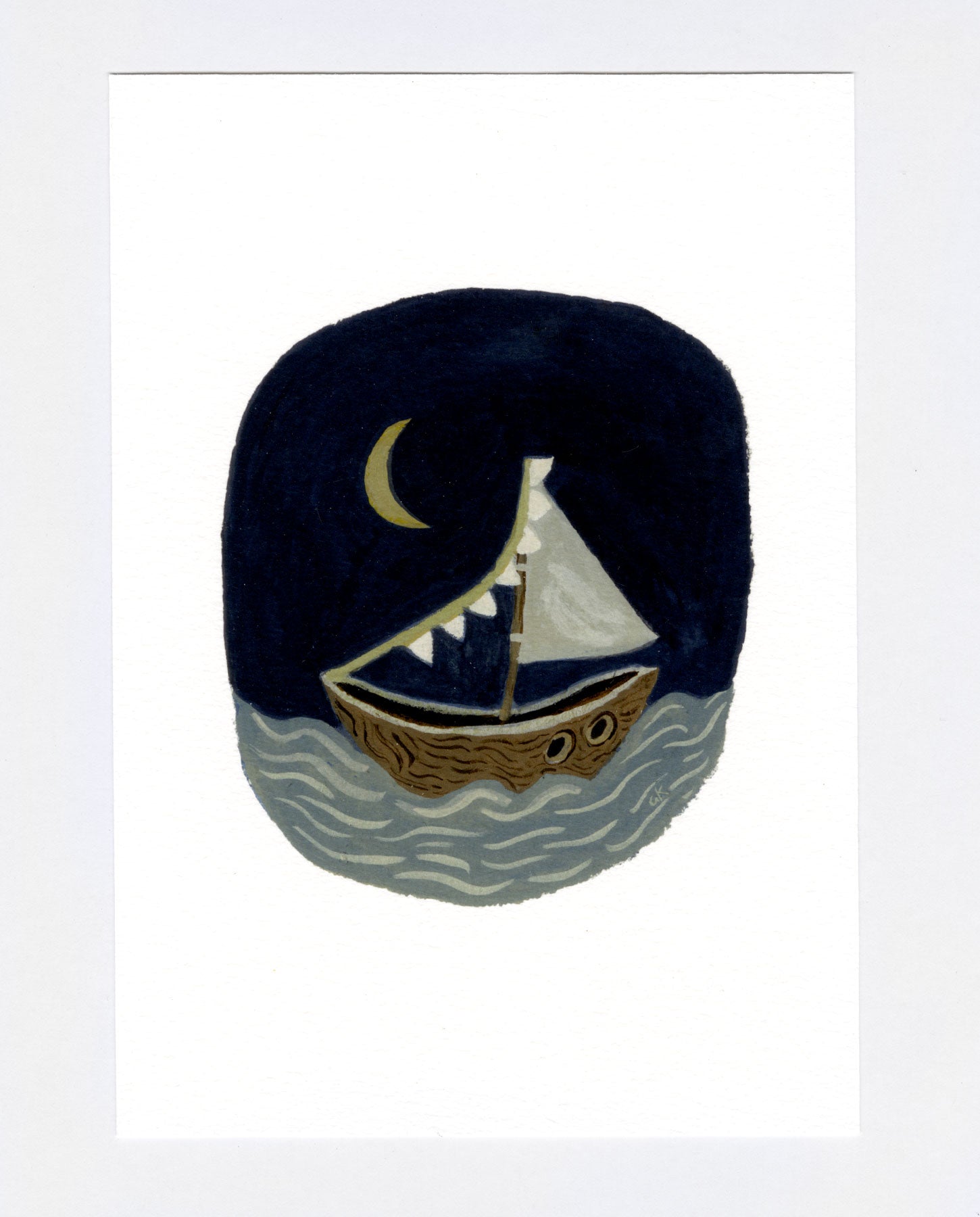 Setting Sail a5 print
