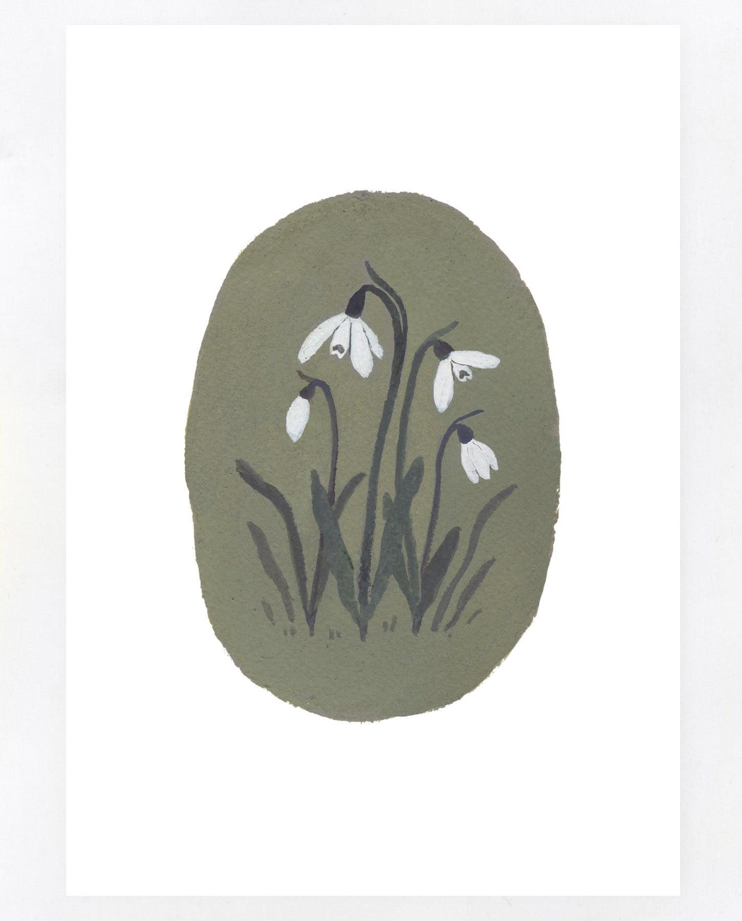 Snowdrop A5 print