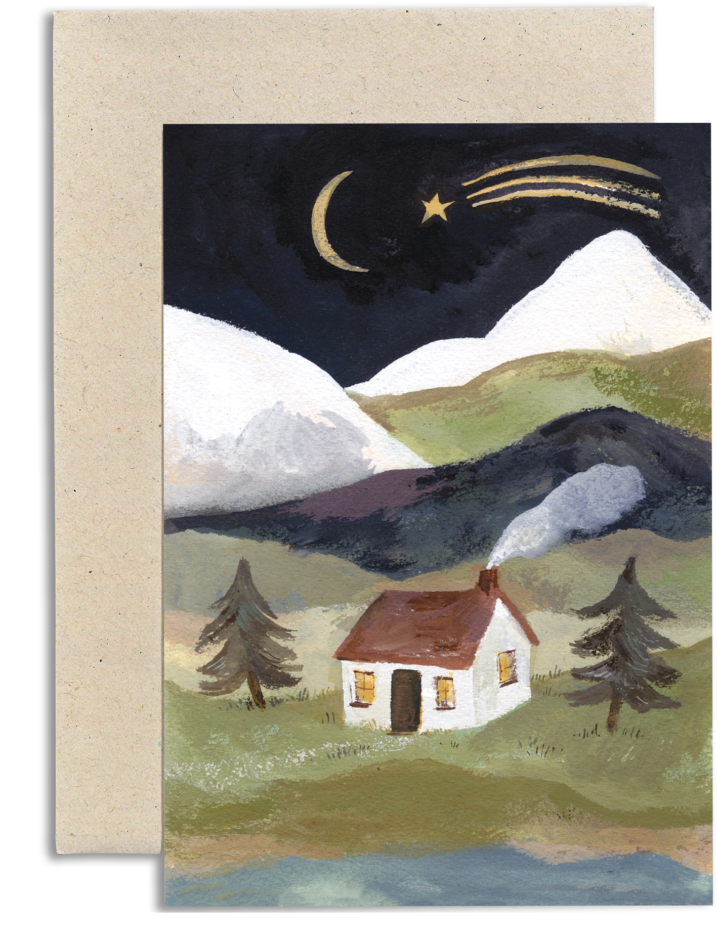 Star Over the Mountain card