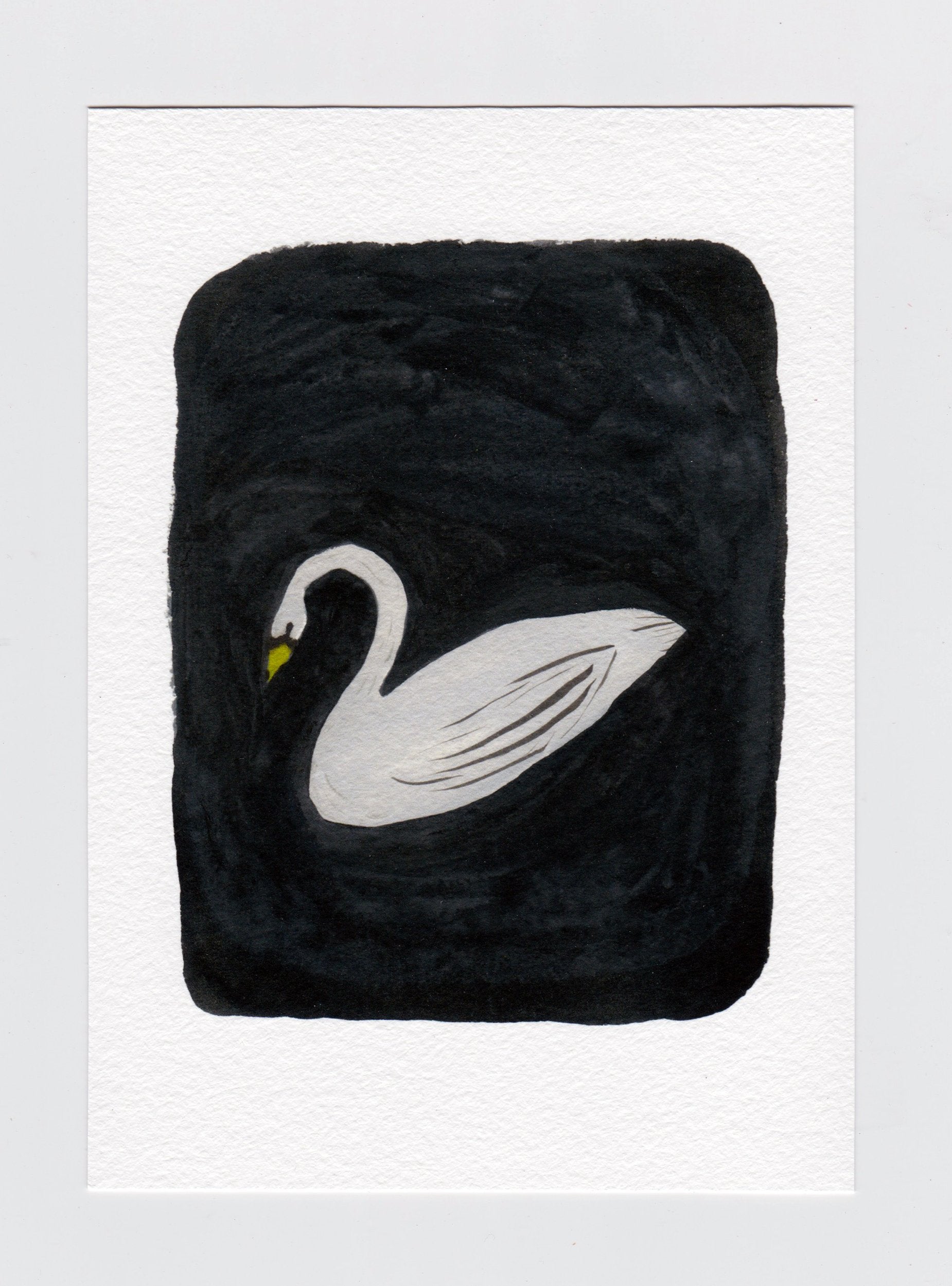 Swan 5x7 inch or A5 Print