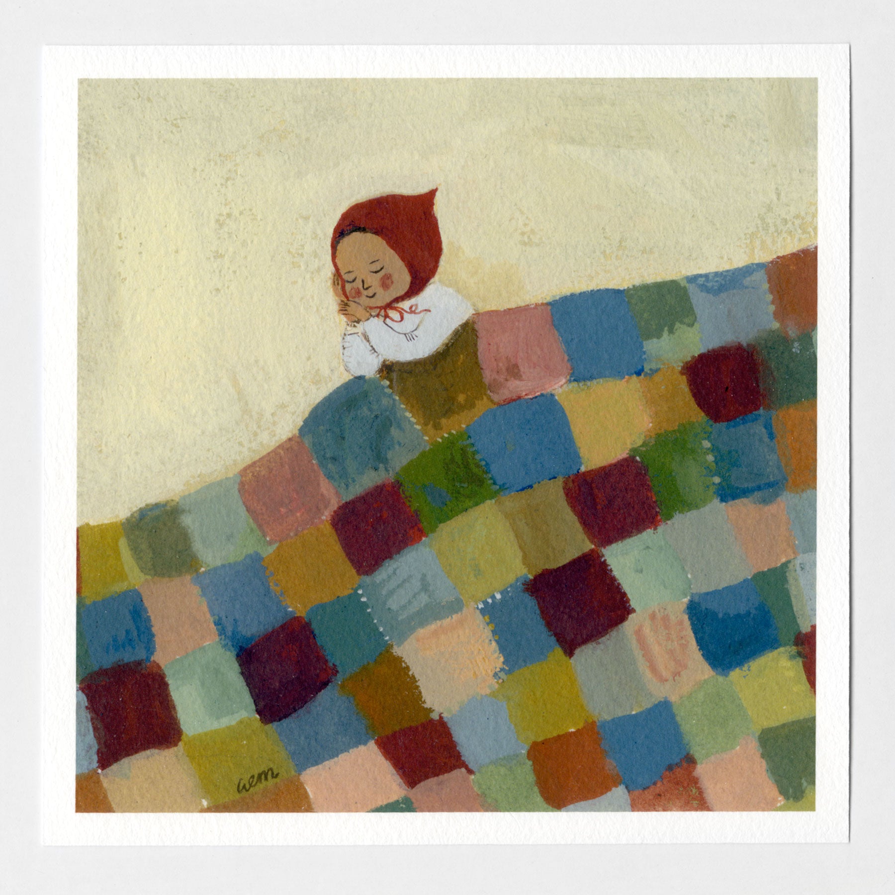 The Quilt 7x7 print