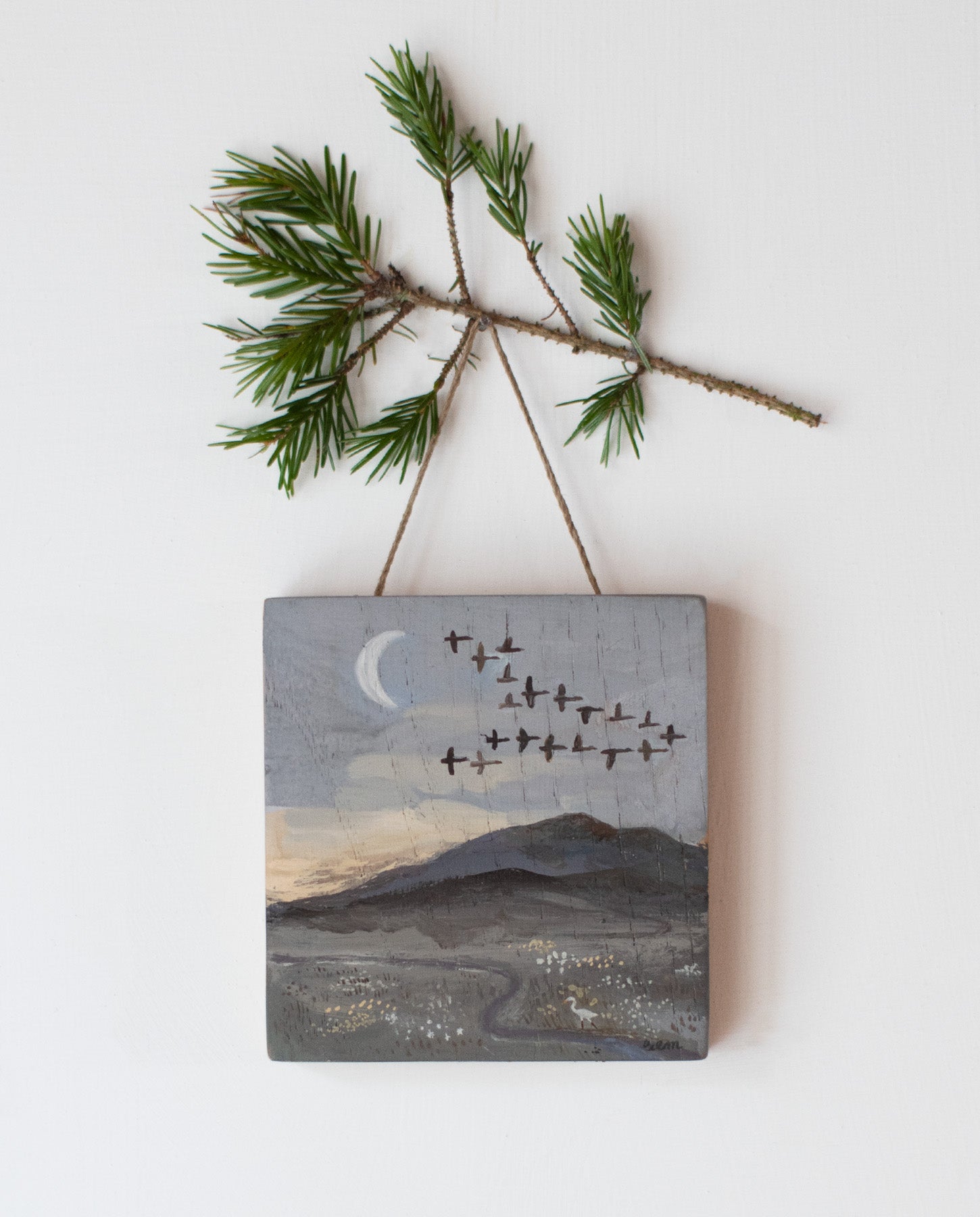 The Way Home- original painting on wood