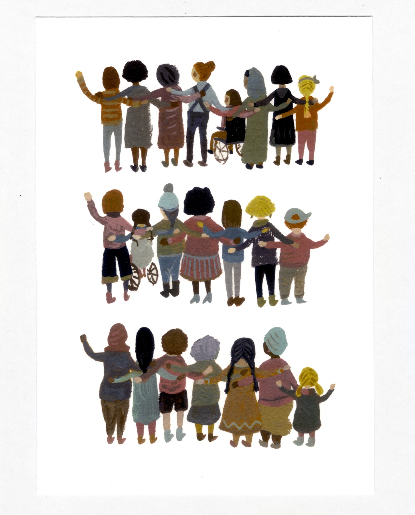 Unity, Solidarity, Strength A5 Print