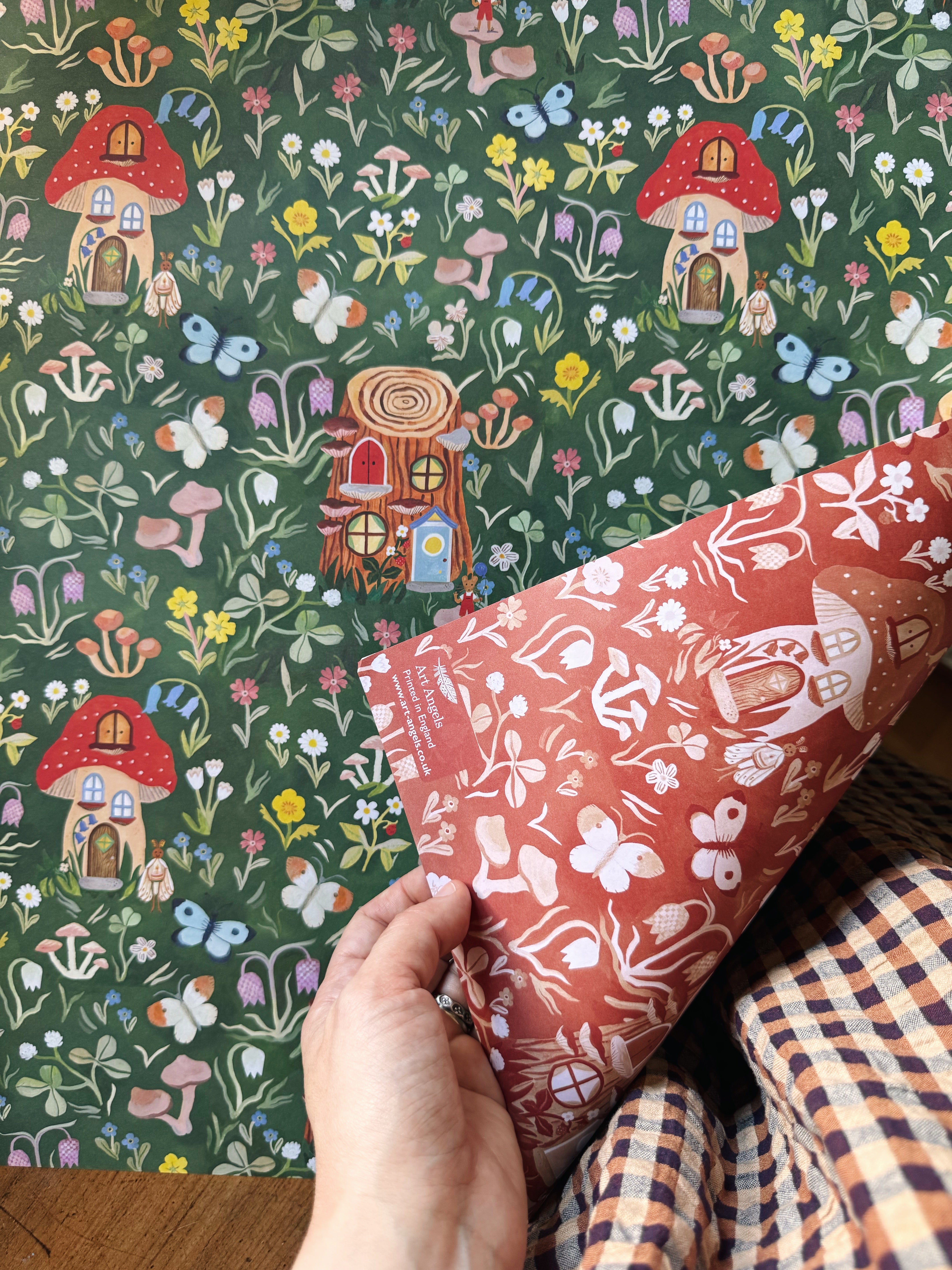 Toadstool Meadow Gift Wrap