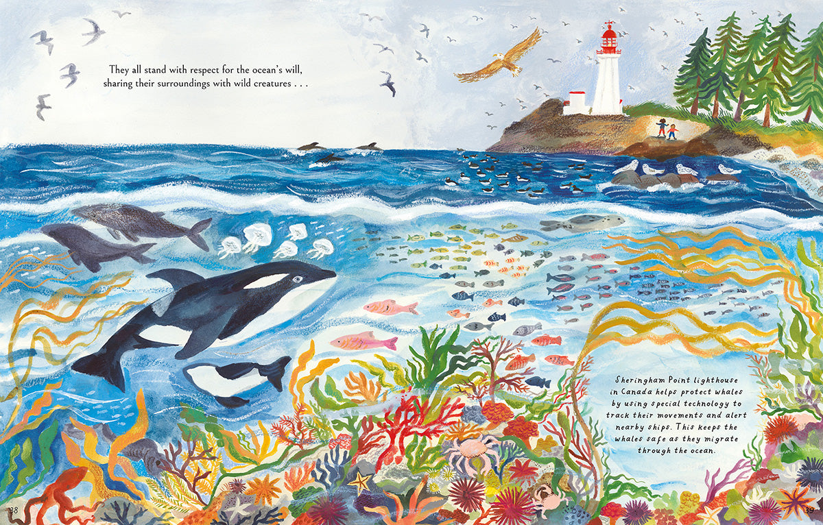 SIGNED HARDBACK COPY OF BEACONS OF LIGHT: A Journey Through the World of Lighthouses